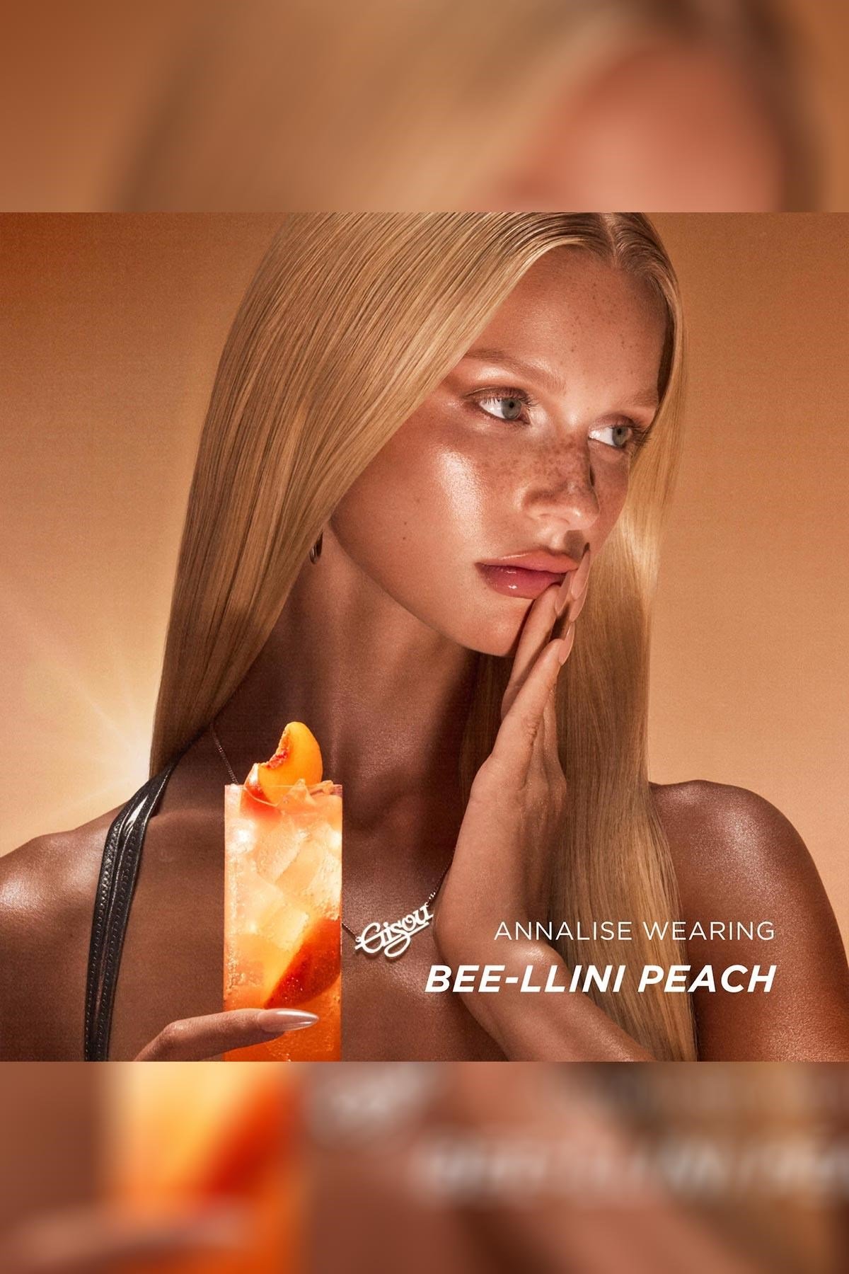 Gisou Honey Infused Nemlendirici ve Parlatıcı Dudak Bakım Yağı Bee-llini Peach 8ML