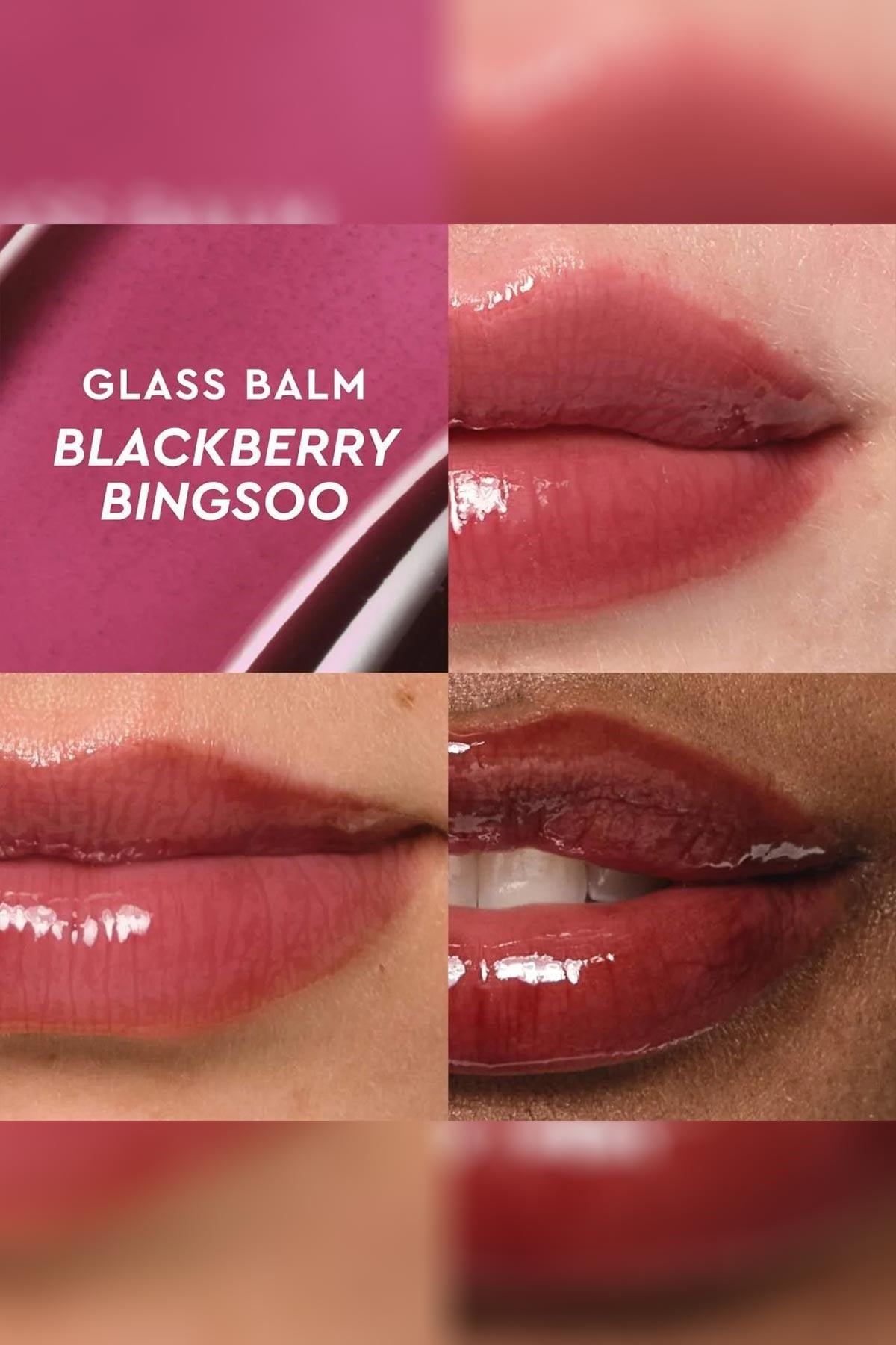 Glow Recipe Glass Balm Parlak Bitişli Nemlendirici Dudak Balmı Blackberry Bingsoo 15GR