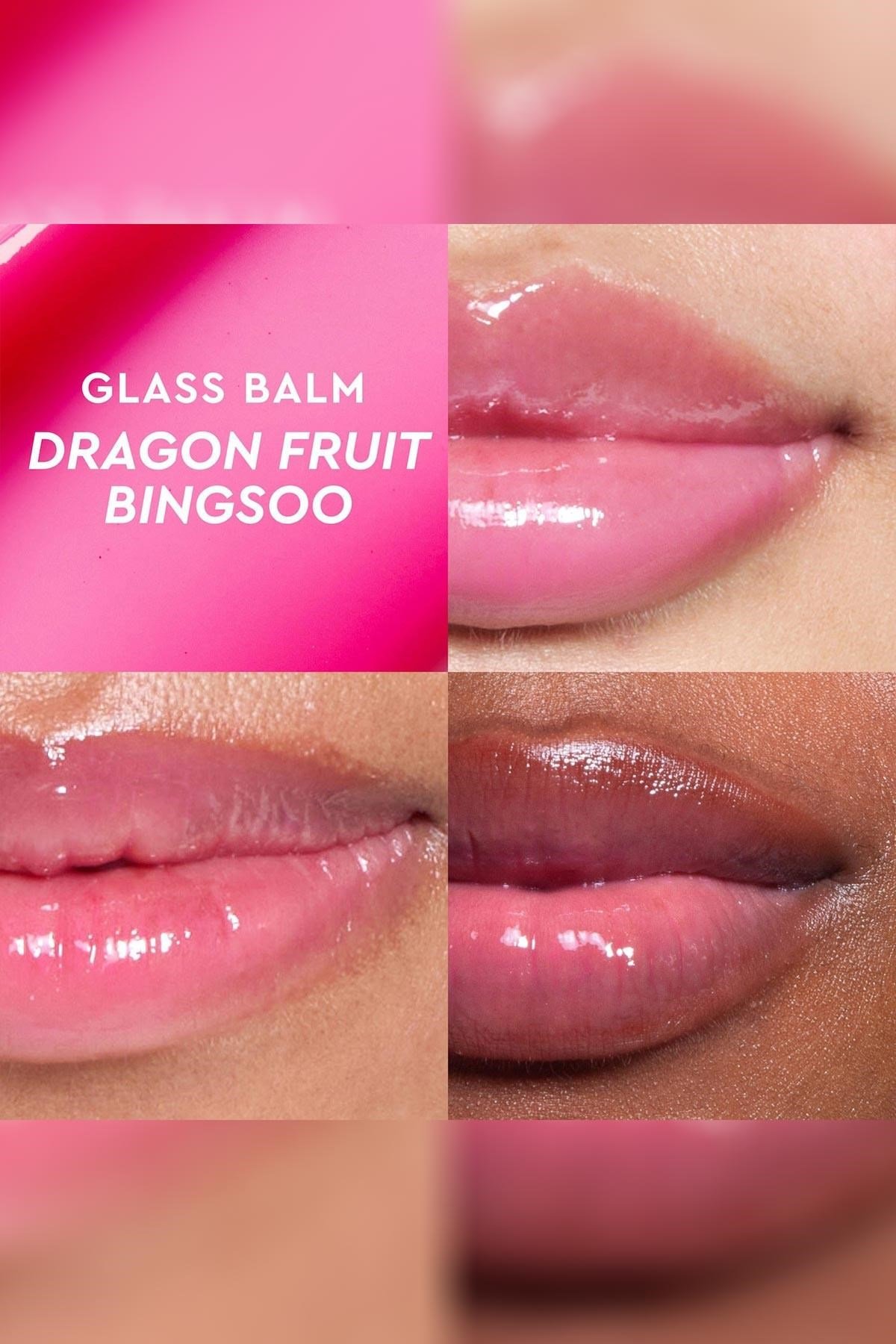 Glow Recipe Glass Balm Parlak Bitişli Nemlendirici Dudak Balmı Dragon Fruit Bingsoo 15GR