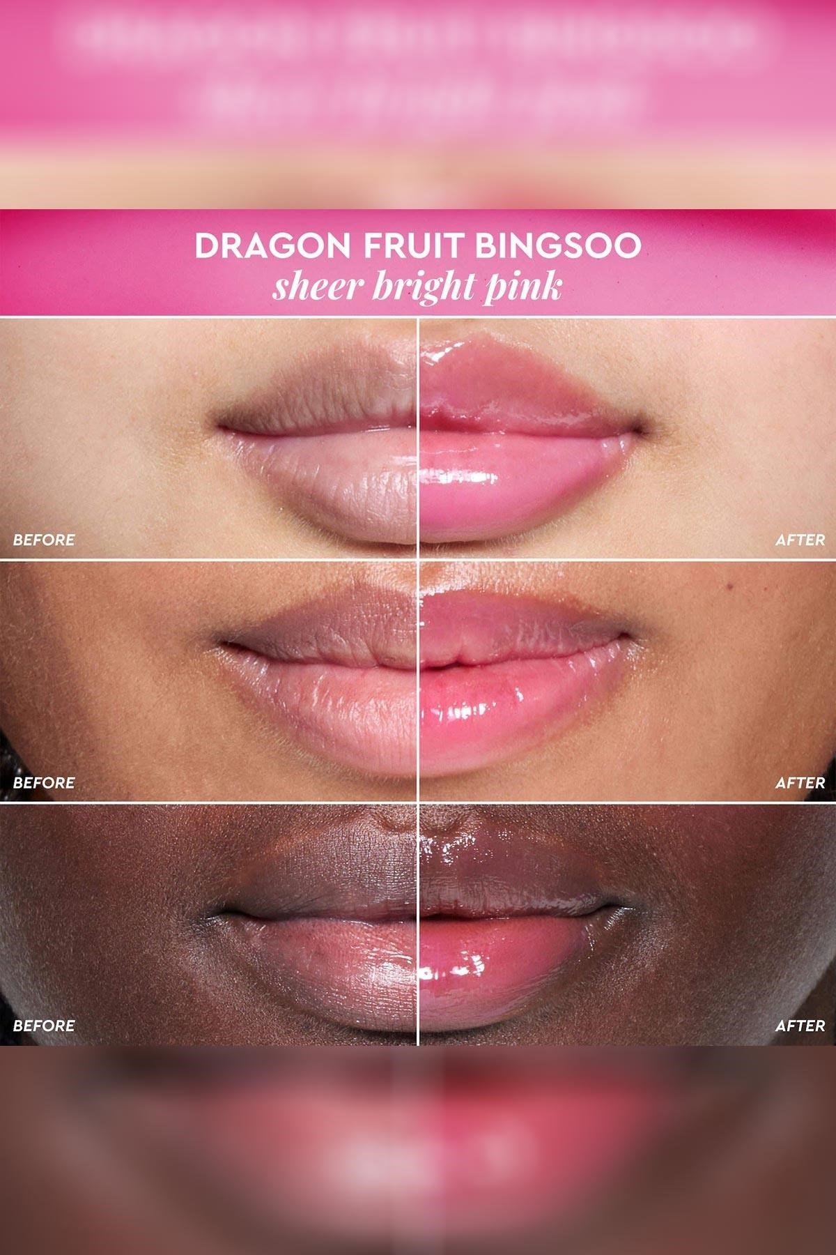 Glow Recipe Glass Balm Parlak Bitişli Nemlendirici Dudak Balmı Dragon Fruit Bingsoo 15GR