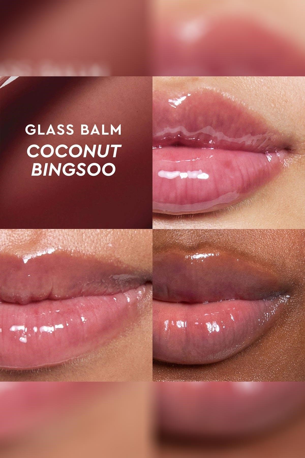 Glow Recipe Glass Balm Parlak Bitişli Nemlendirici Dudak Balmı Coconut Bingsoo 15GR