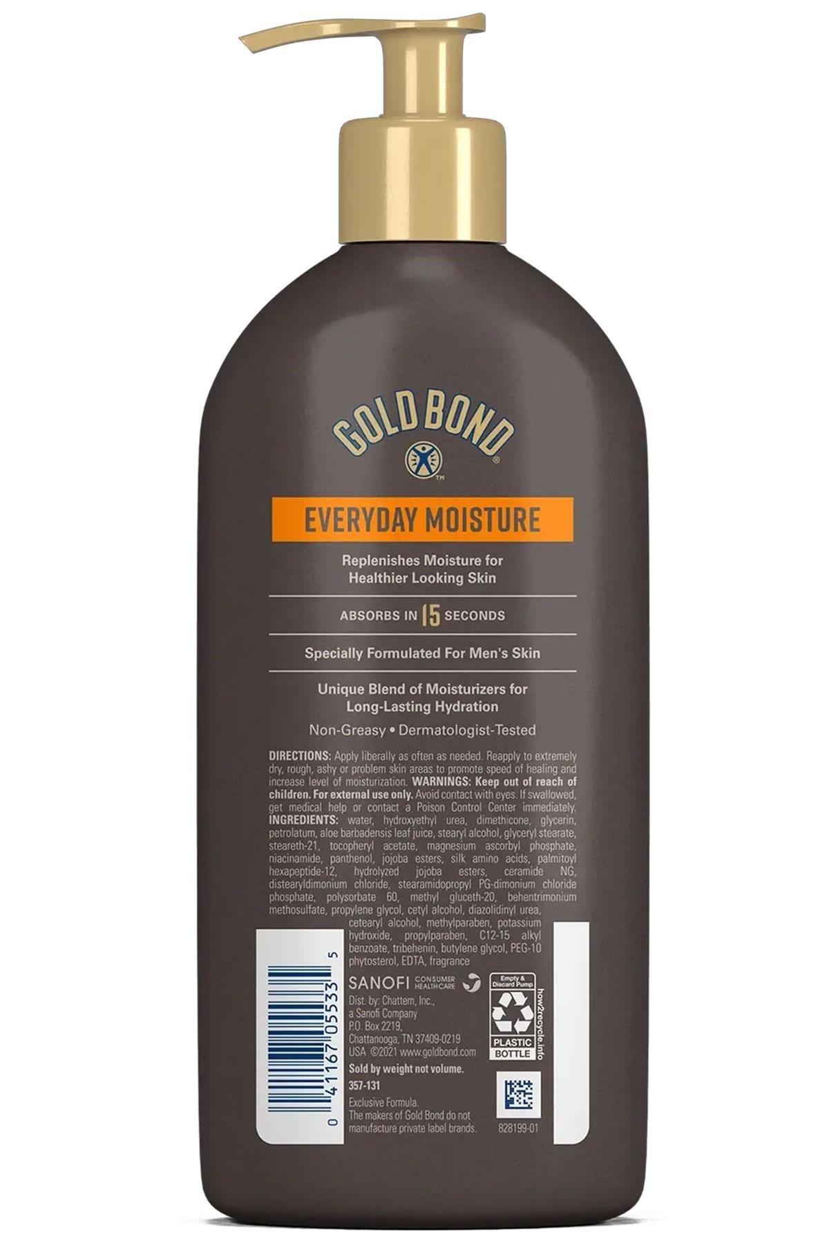 Gold Bond Mens Essentials Günlük Nemlendirici Vücut ve El Losyonu 411GR