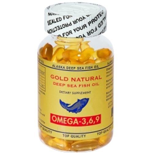 Gold Natural Omega 3-6-9 Balık Yağı 1000MG 100 Softgels