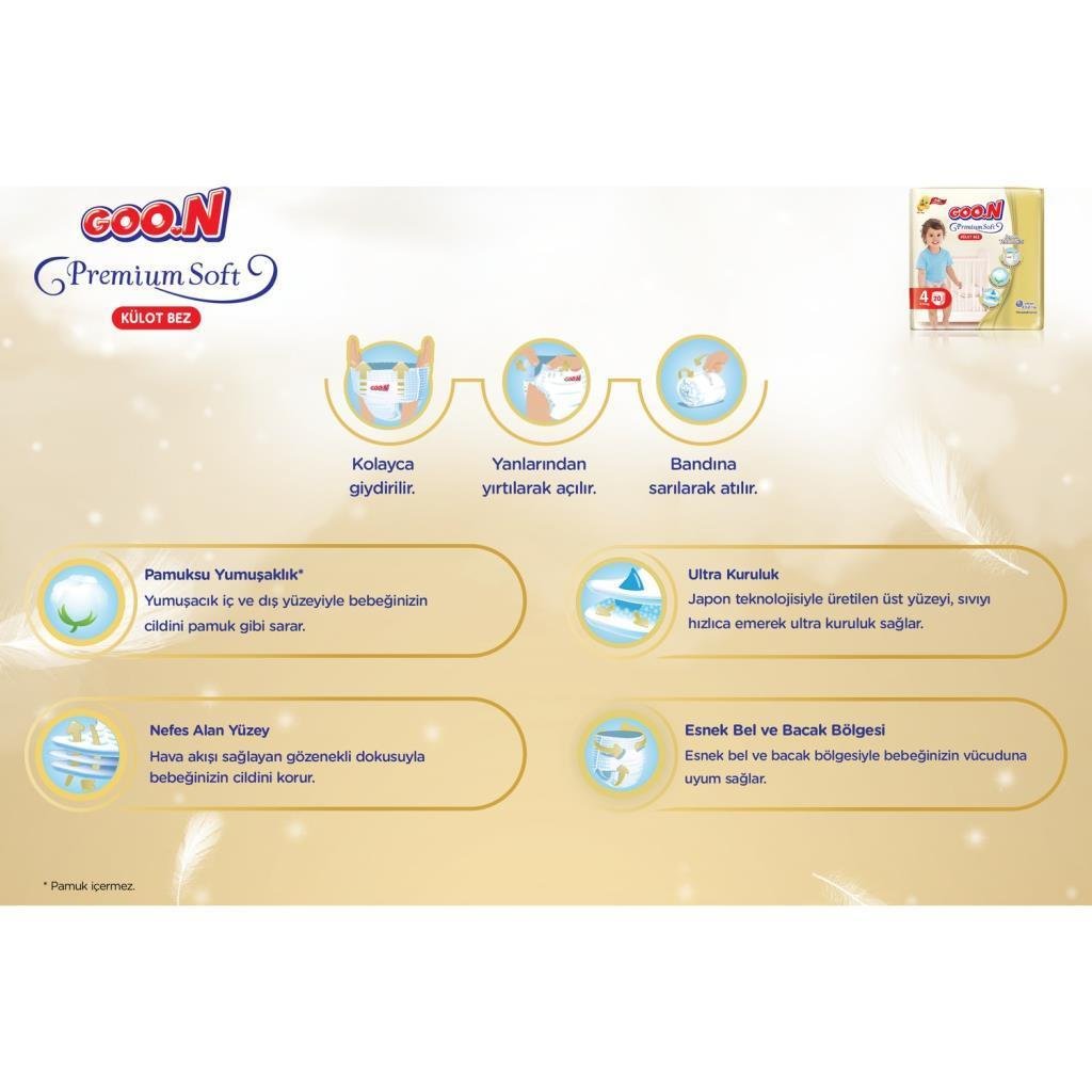 Goon Premium Soft Külot Bez No:4 120 Adet