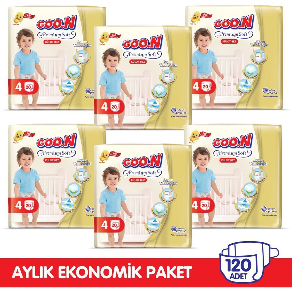 Goon Premium Soft Külot Bez No:4 120 Adet