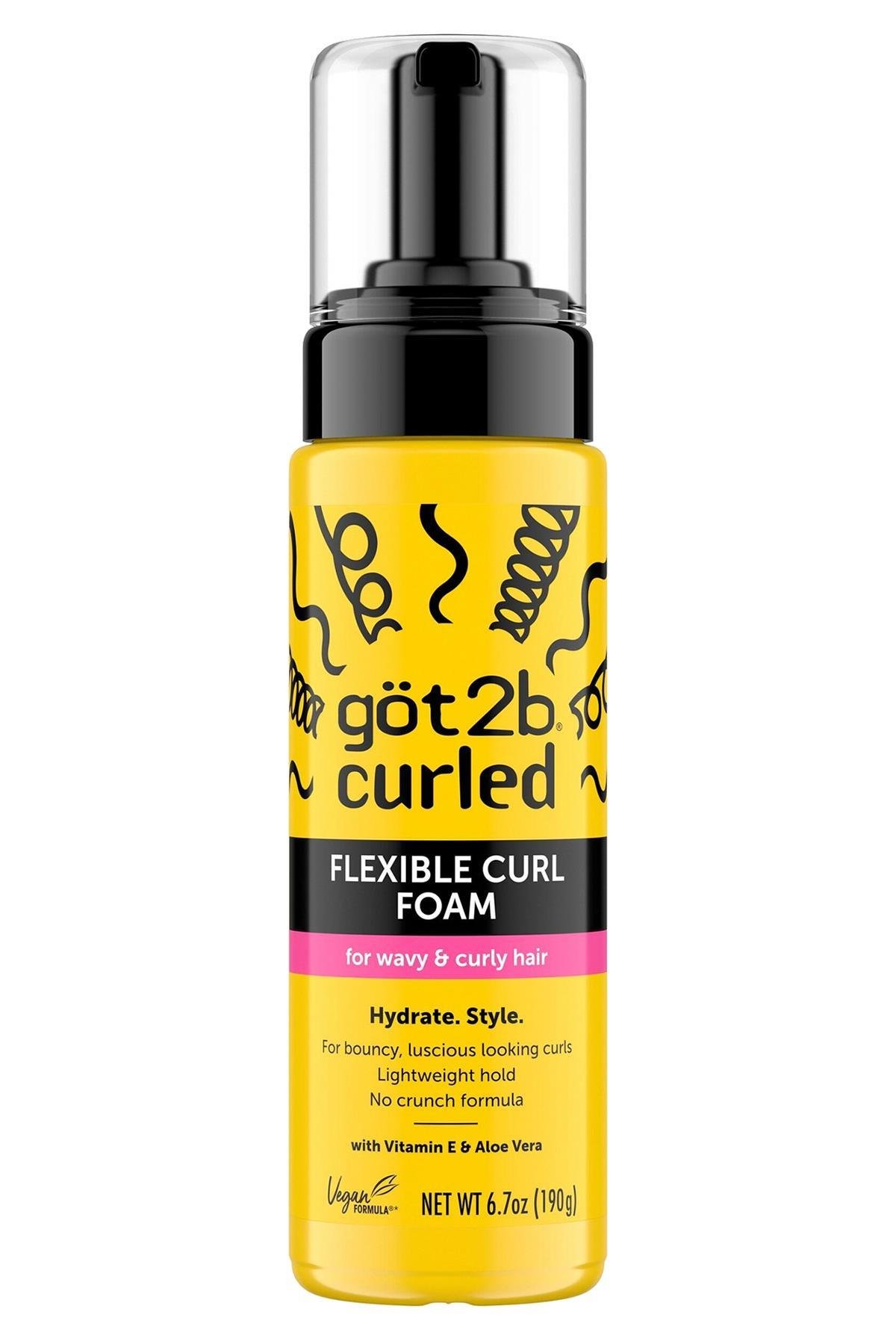 GOT2B Curled Esnek Bukle Belirginleştirici Saç Köpüğü 190GR