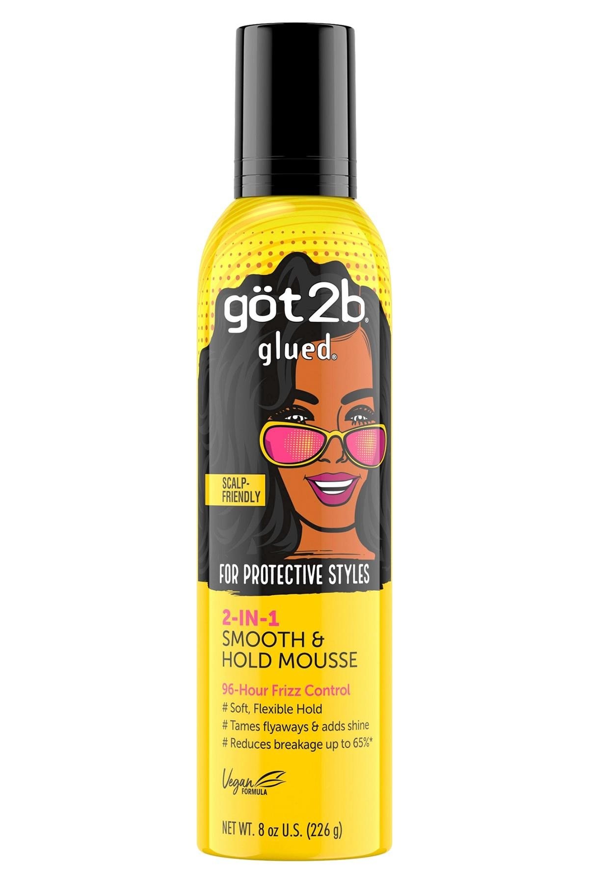 GOT2B Glued 2-in-1 Düzleştirici ve Sabitleyici Saç Köpüğü 226GR