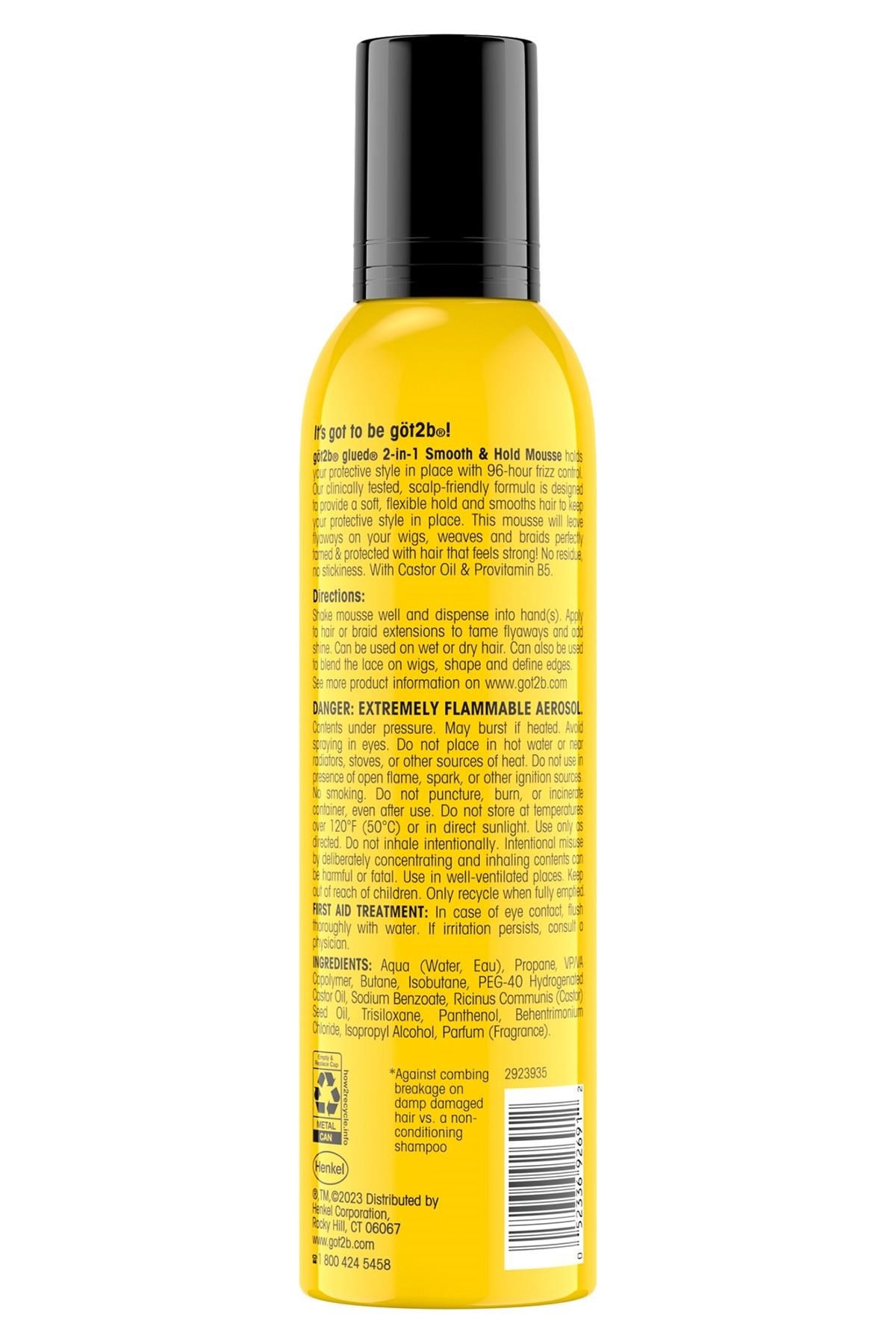 GOT2B Glued 2-in-1 Düzleştirici ve Sabitleyici Saç Köpüğü 226GR