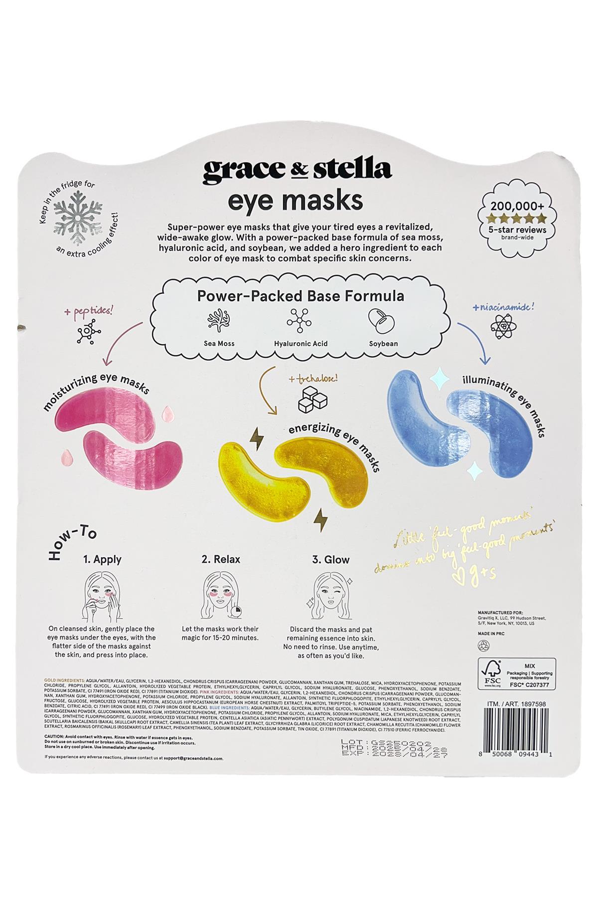 Grace & Stella Göz Altı Maske Seti 24 Adet