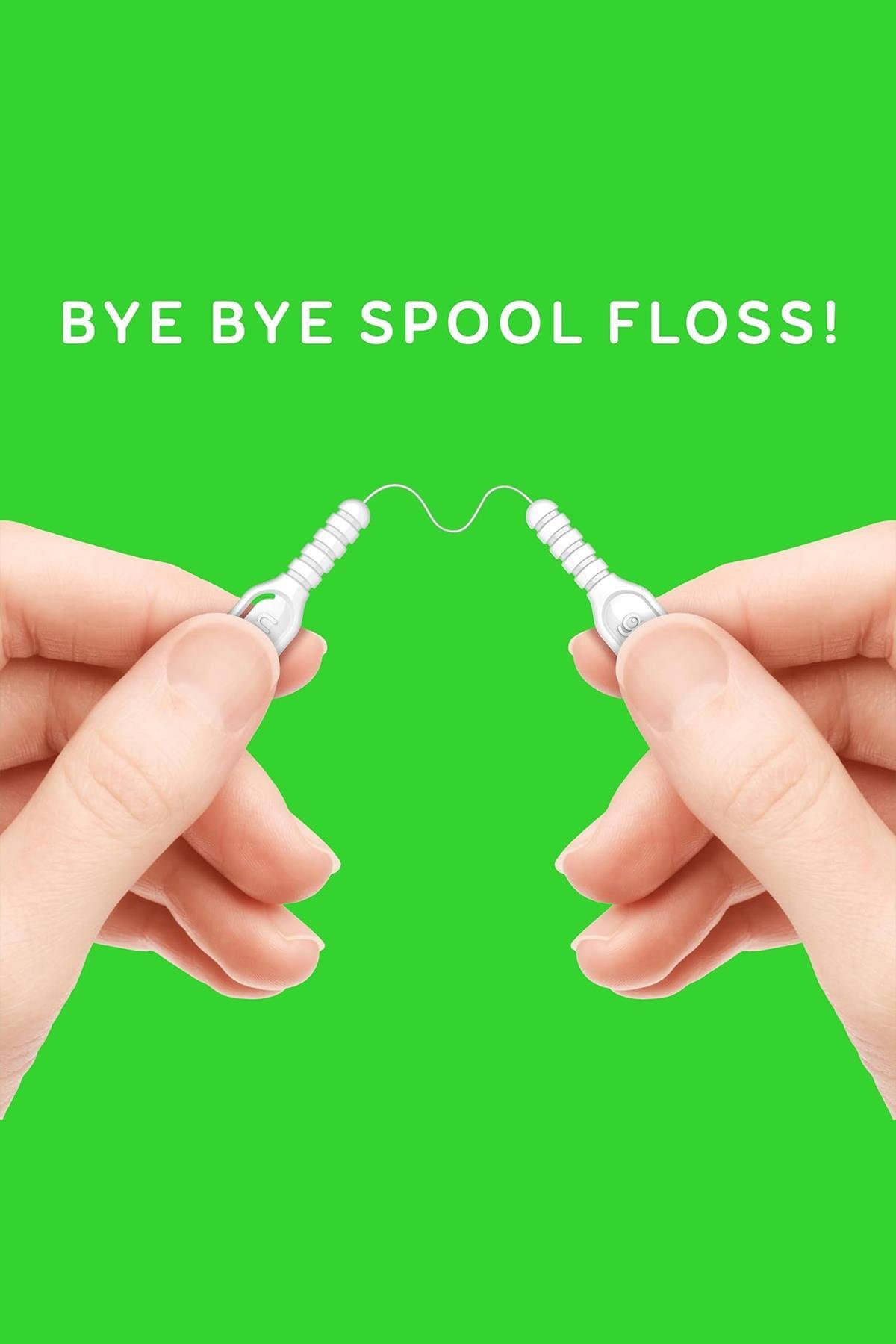 Grin Gripper Floss Fine Tutamaçlı Diş İpi 60 Adet