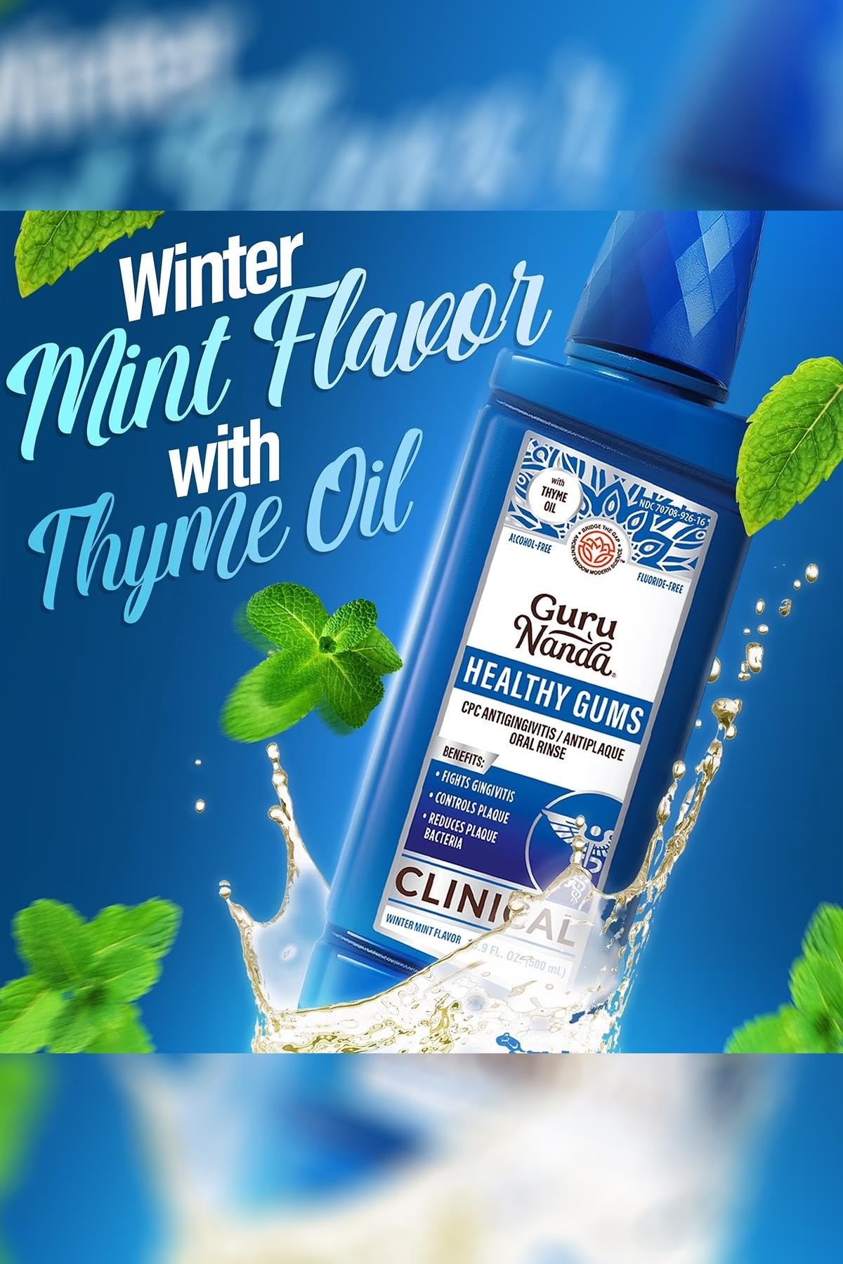 GuruNanda Clinical Healthy Gums Winter Mint Ağız Çalkalama Suyu 500ML