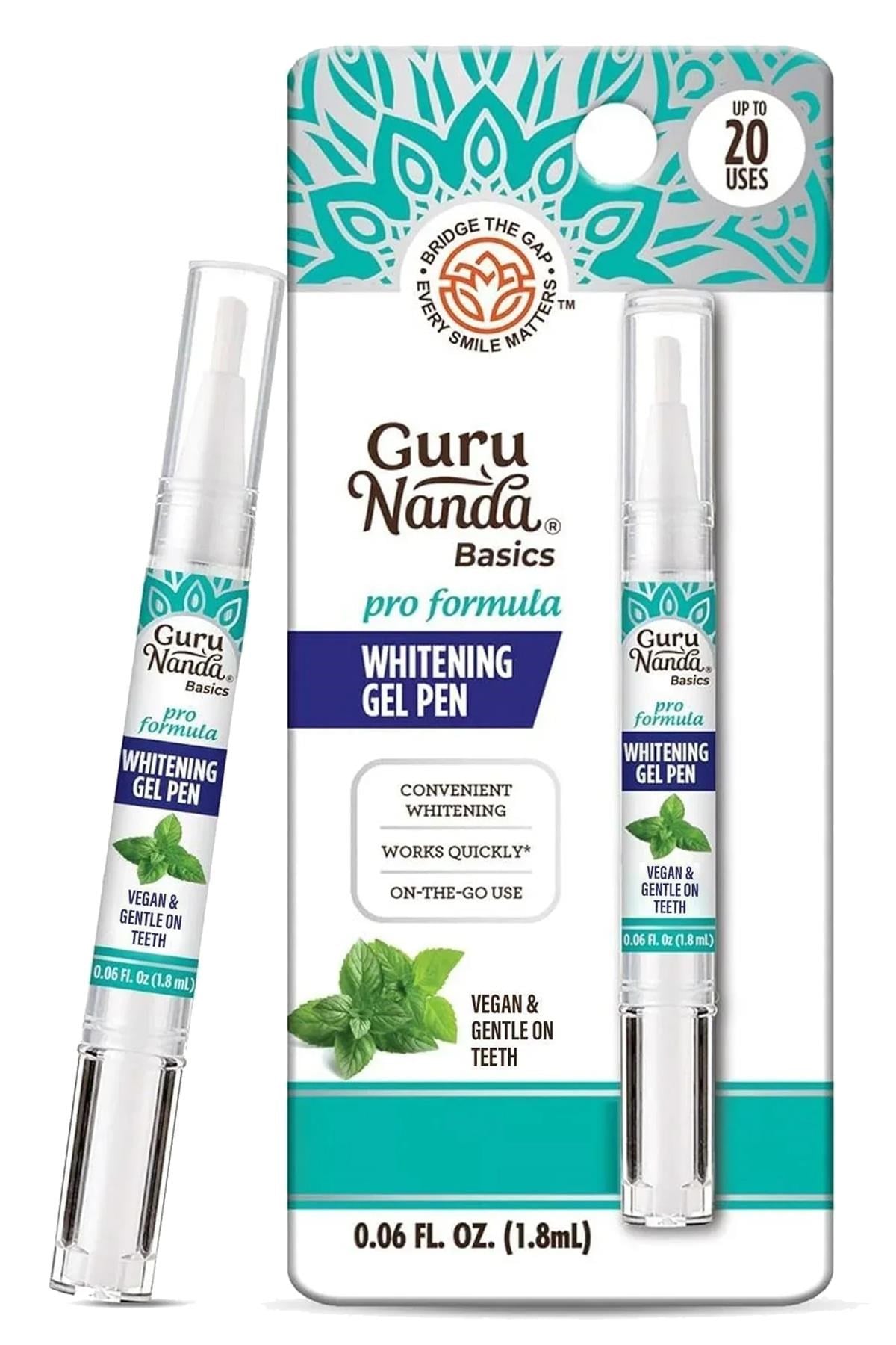 GuruNanda Whitening Gel Pen Diş Beyazlatma Kalemi Jel 1.8ML