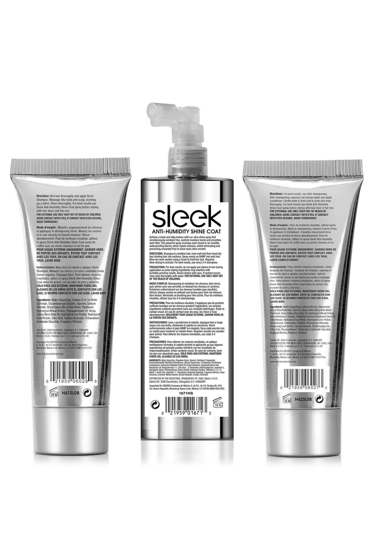 Hair Chemist Sleek Nem ve Elektriklenme Karşıtı Saç Bakım Seti
