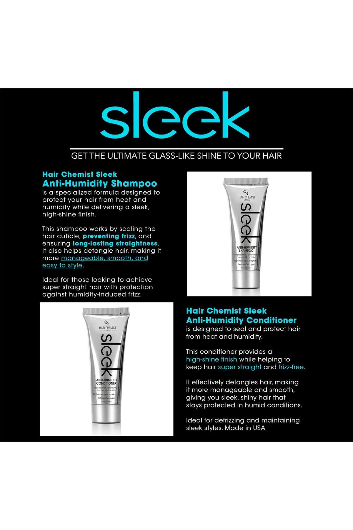 Hair Chemist Sleek Nem ve Elektriklenme Karşıtı Saç Bakım Seti