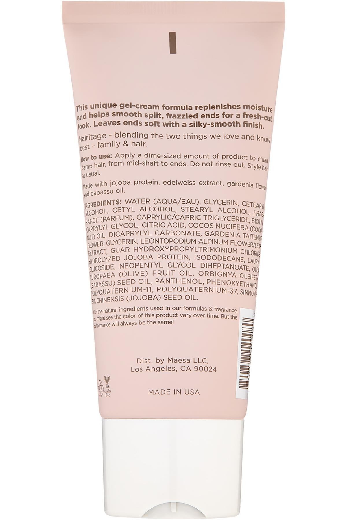 Hairitage Bölünmüş Saç Uçları İçin Durulanmayan Saç Bakım Kremi 118ML