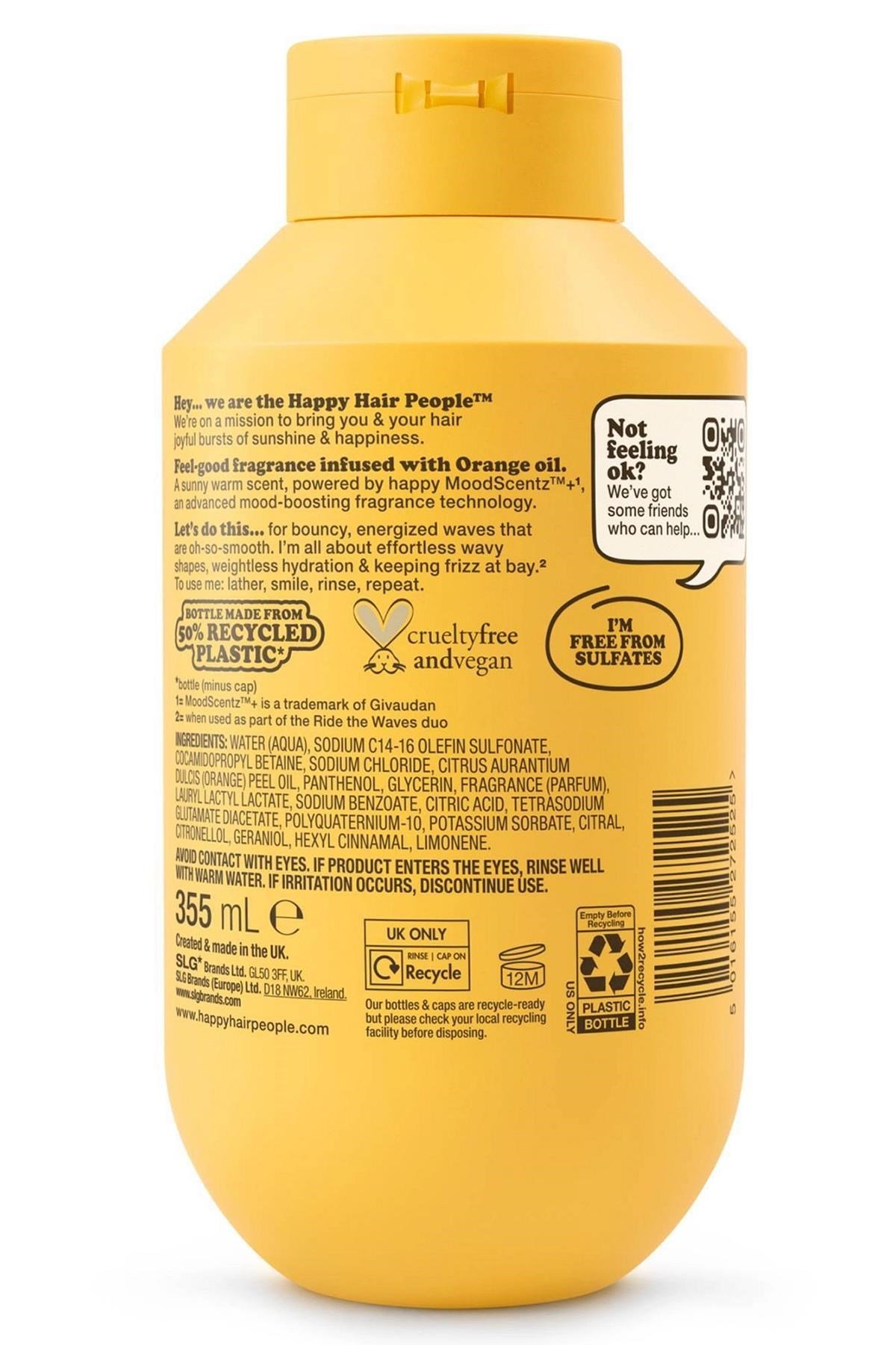 Happy Hair People Dalgalı Saç Şampuanı 355ML