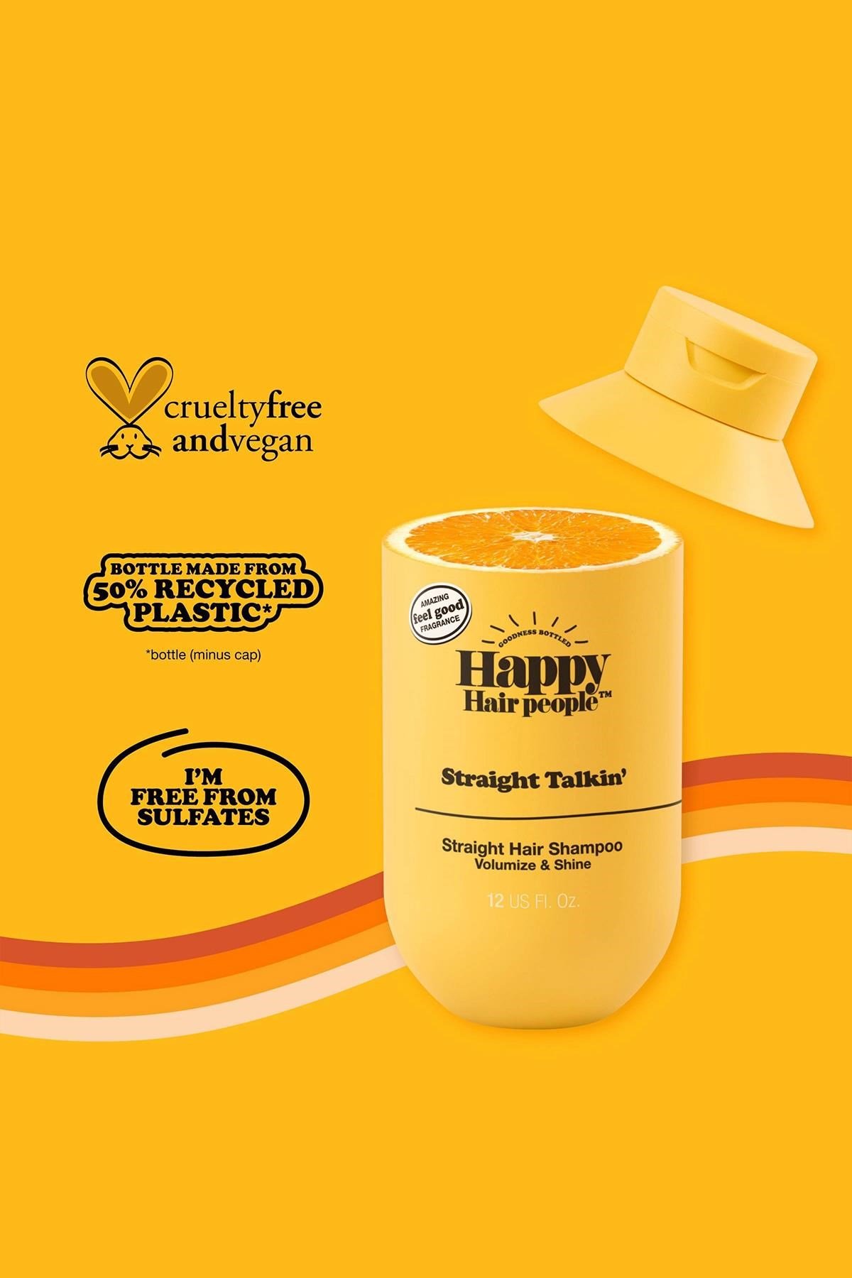 Happy Hair People Düz Saç Şampuanı 355ML