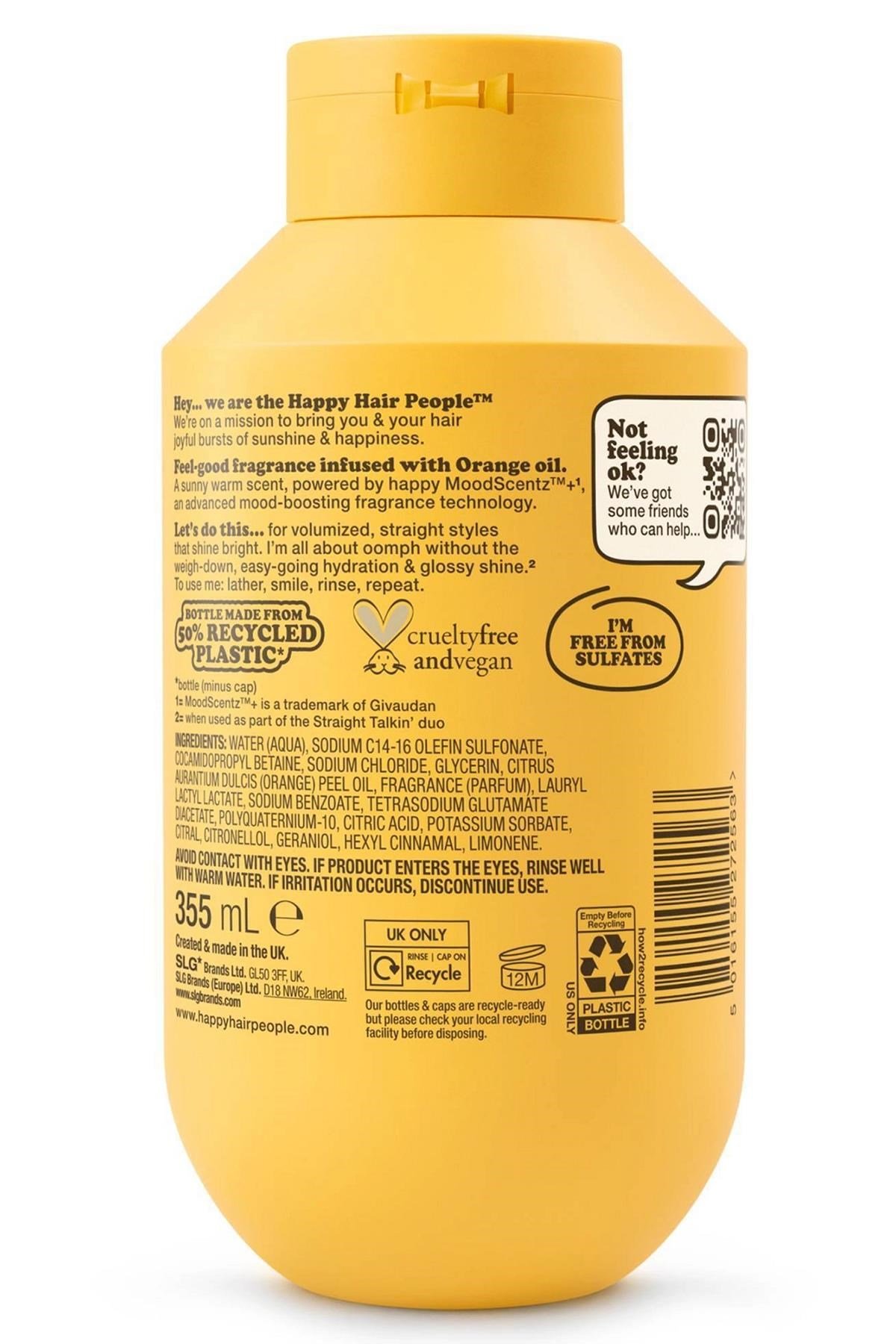 Happy Hair People Düz Saç Şampuanı 355ML