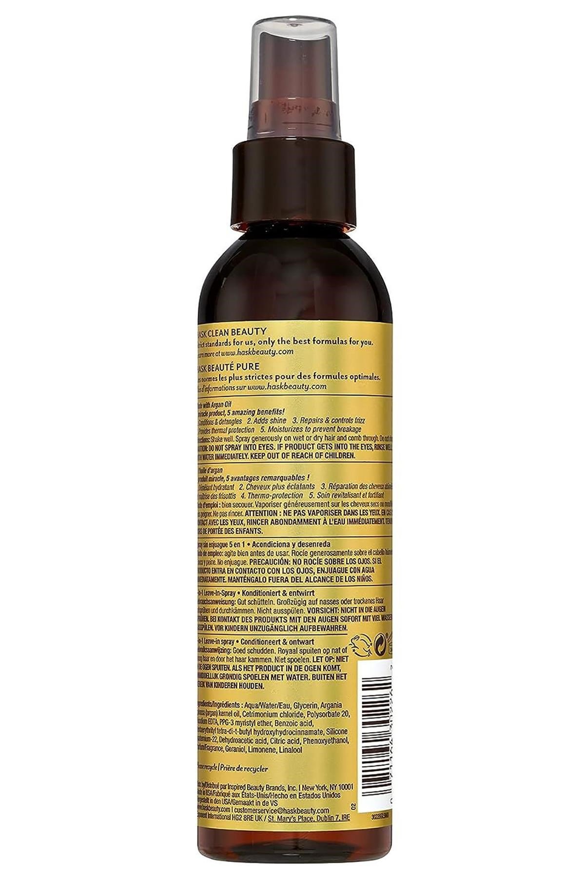 Hask Argan Yağı Onarıcı 5-in-1 Durulanmayan Saç Spreyi 175ML