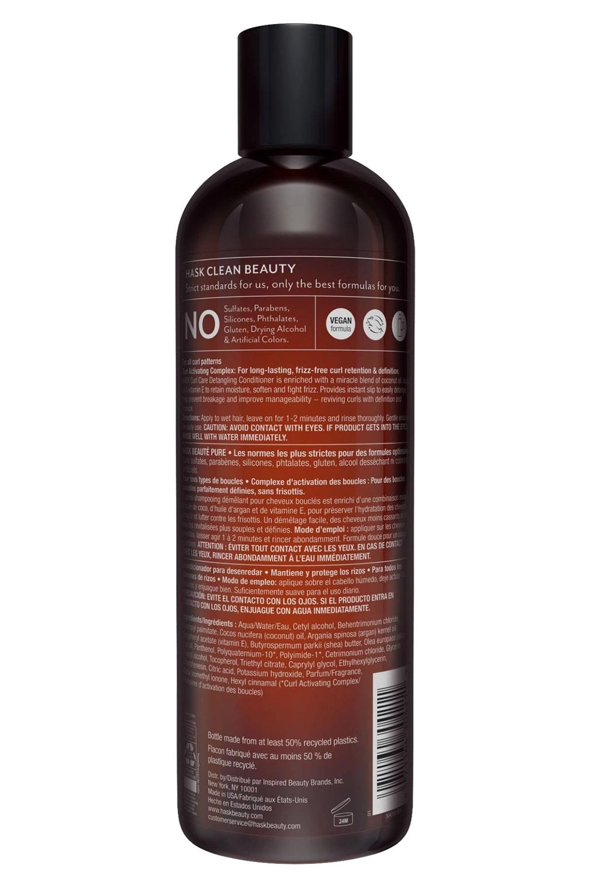 Hask Curl Care Dolaşıklık Açıcı Saç Kremi 355ML