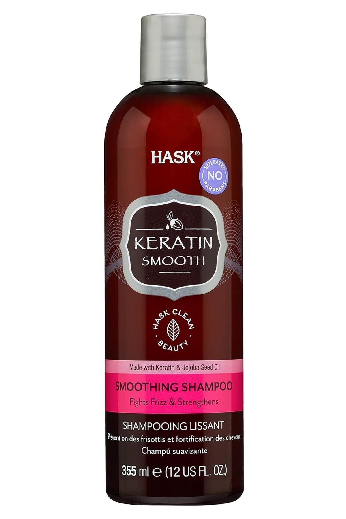 Hask Keratin Smooth Kabarma Karşıtı Şampuan 355ML