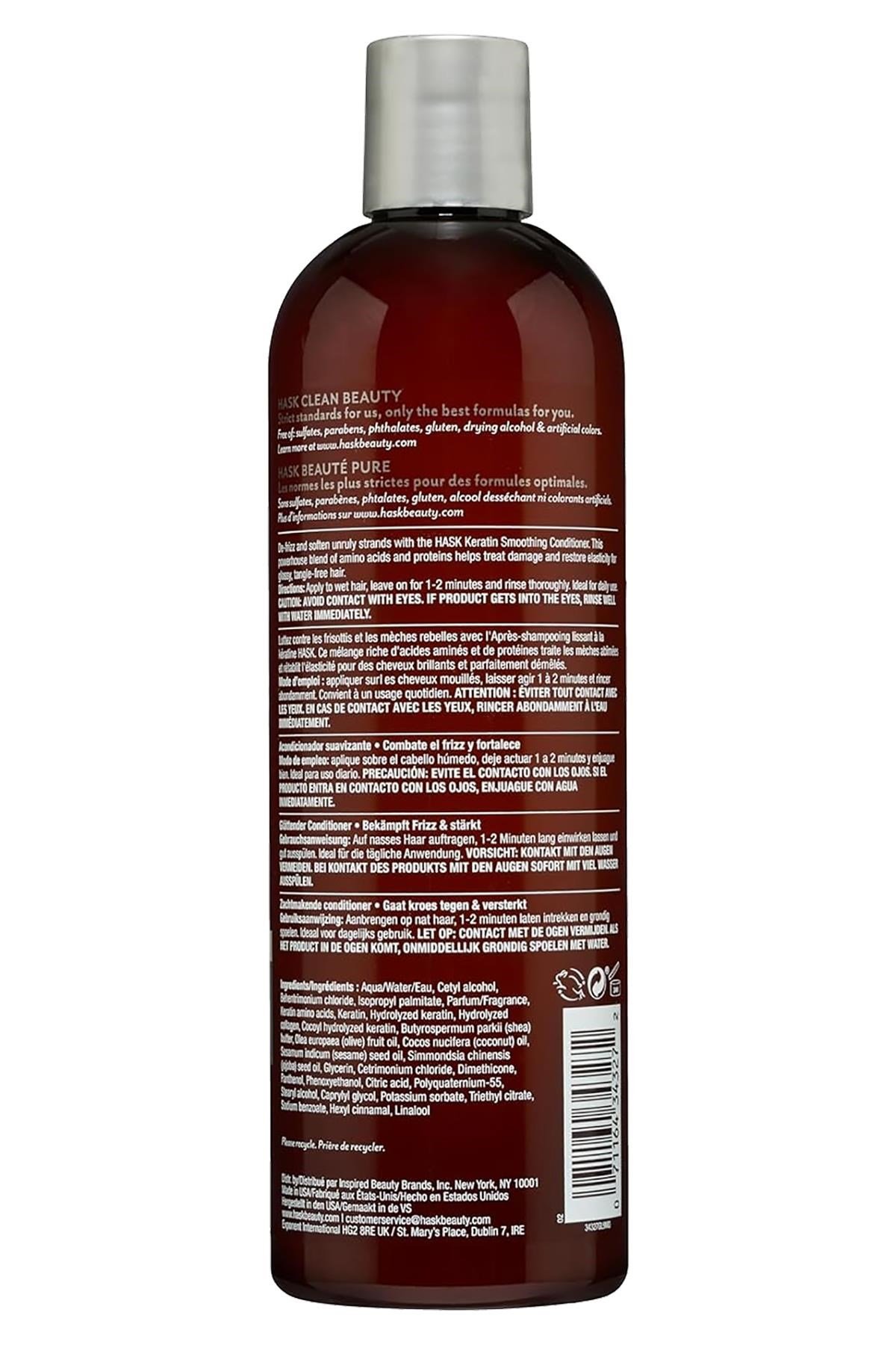Hask Keratin Smooth Kabarma Karşıtı Saç Kremi 355ML