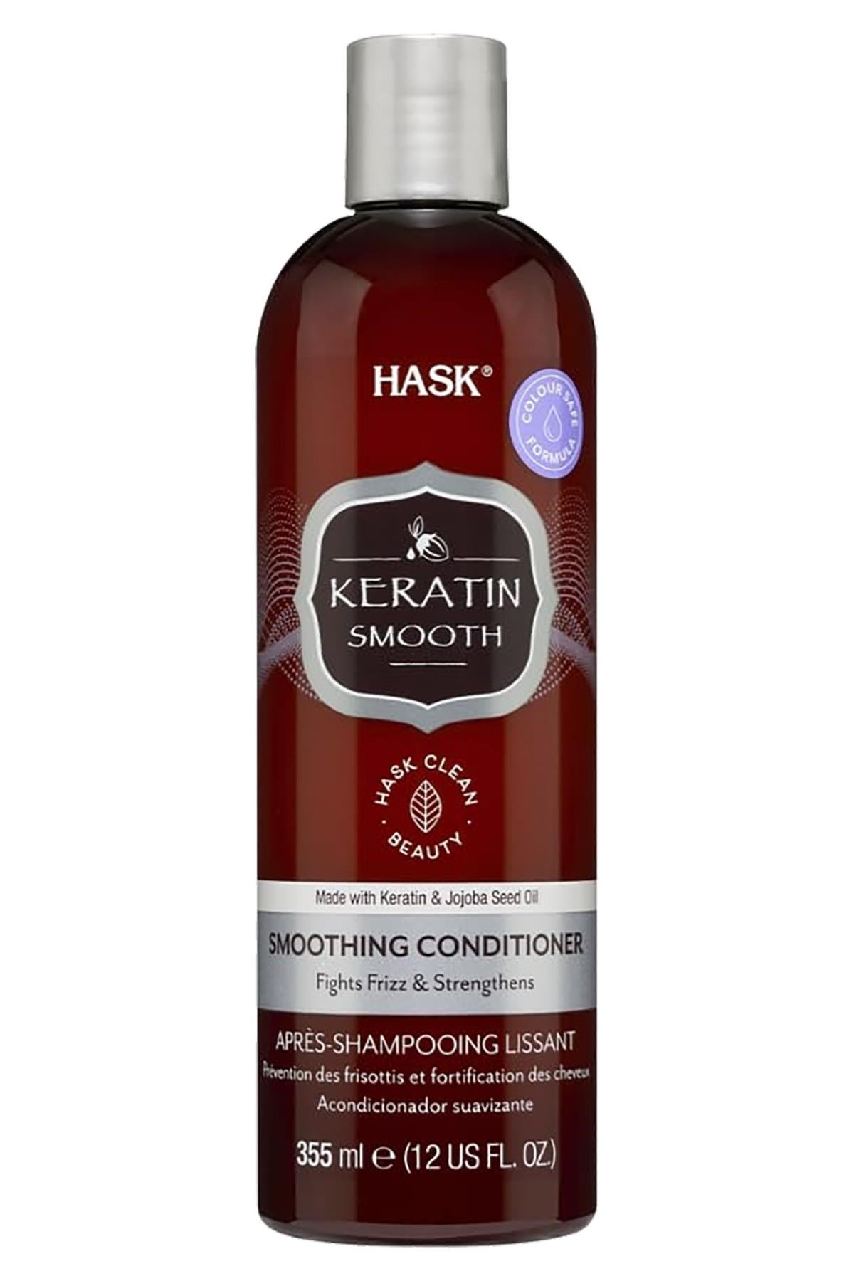Hask Keratin Smooth Kabarma Karşıtı Saç Kremi 355ML