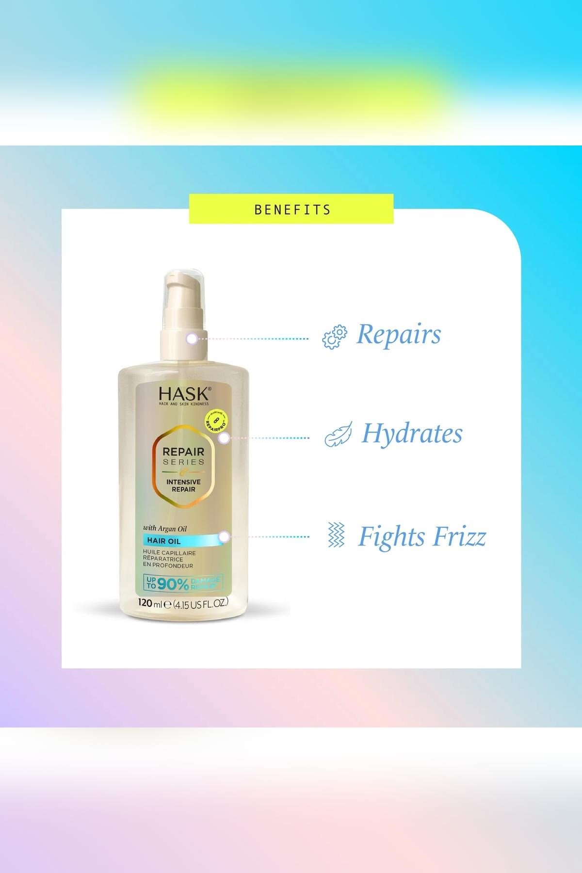 Hask Repair Series Argan Yağlı Yoğun Onarıcı Saç Bakım Yağı 120ML