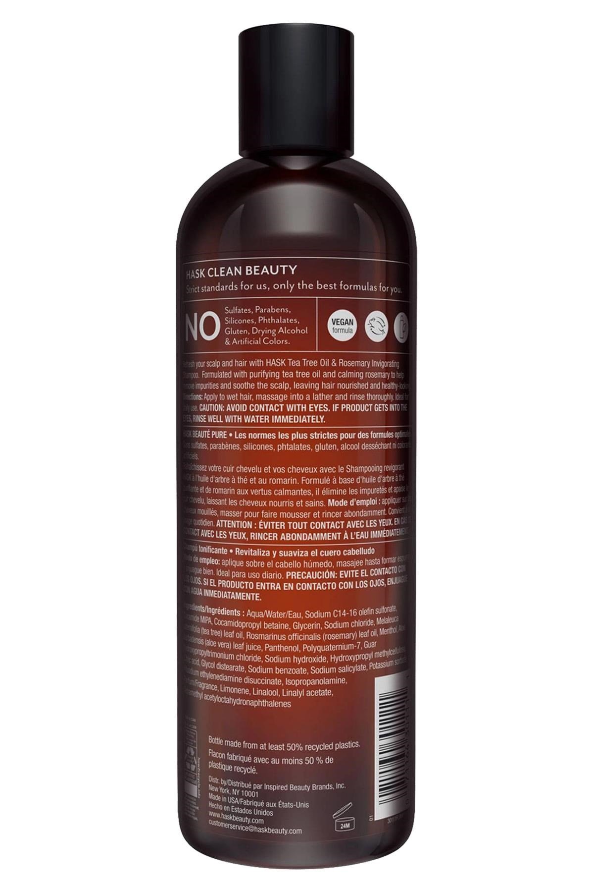 Hask Tea Tree Oil Canlandırıcı Şampuan 355ML