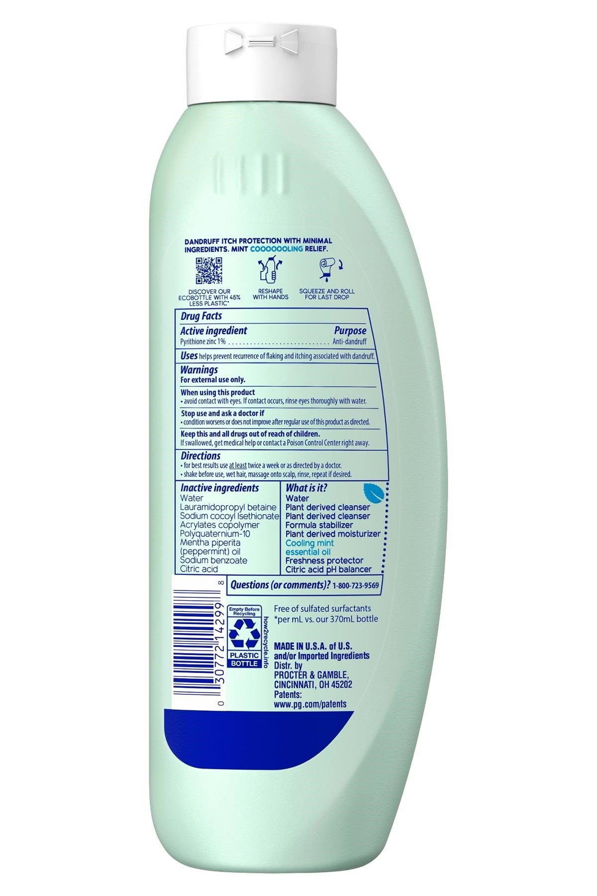 Head & Shoulders Bare Kaşıntı Karşıtı Kepek Şampuanı 400ML