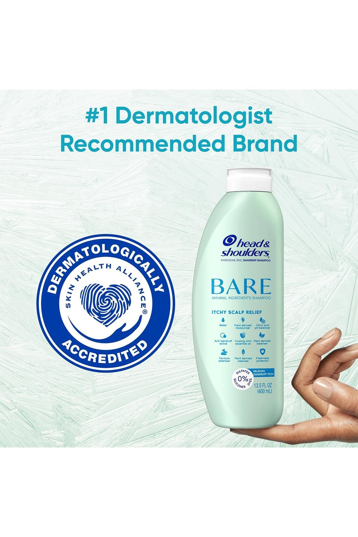 Head & Shoulders Bare Kaşıntı Karşıtı Kepek Şampuanı 400ML
