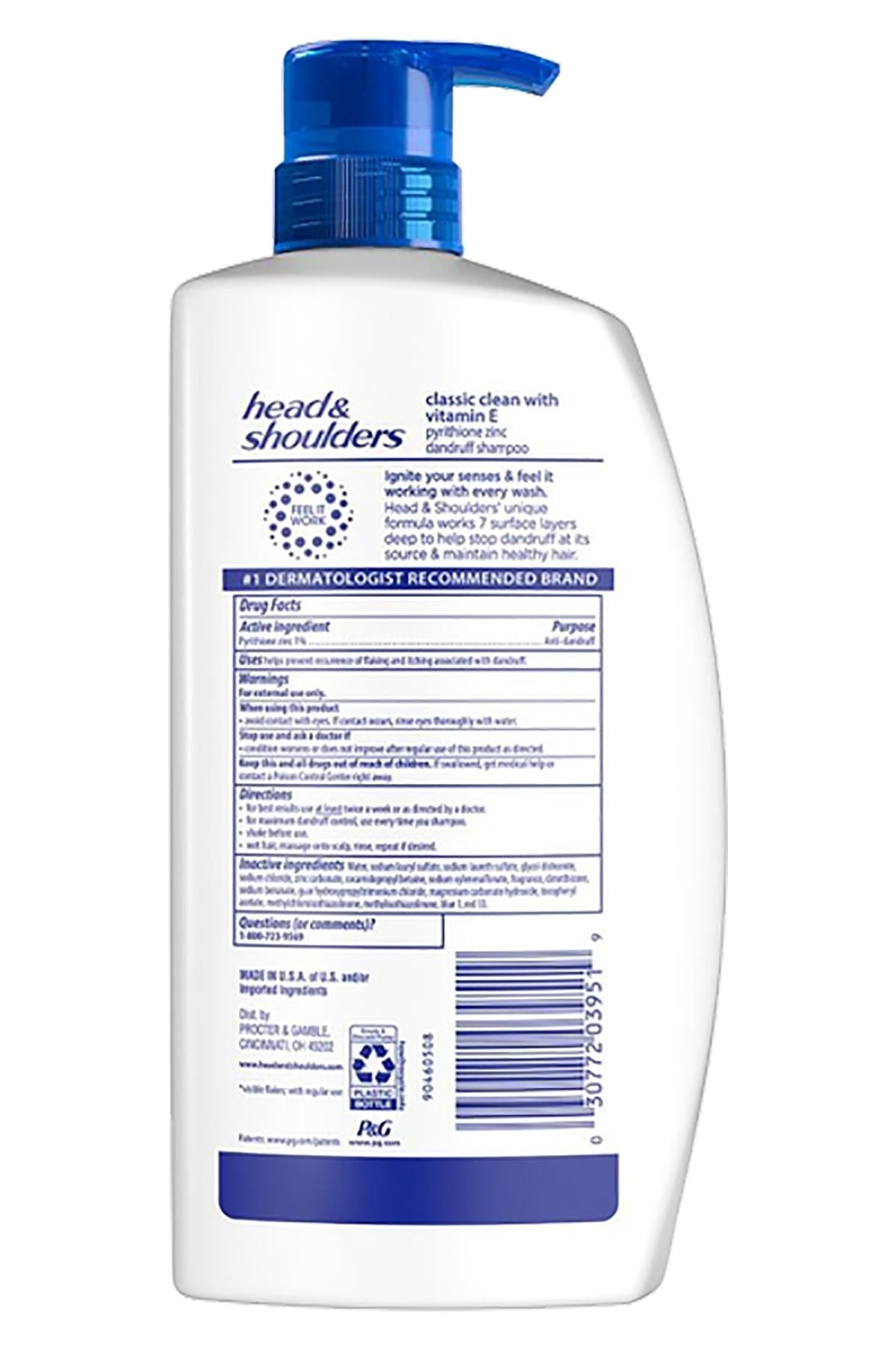 Head & Shoulders Classic Clean Kepek Karşıtı Şampuan 1150ML