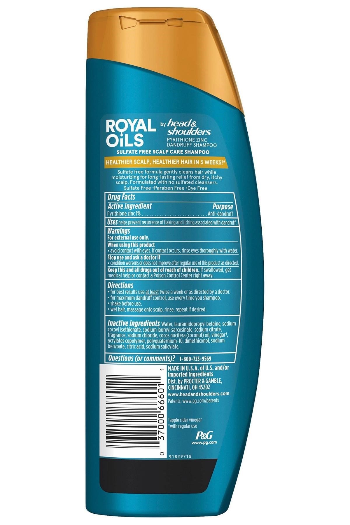 Head & Shoulders Royal Oils Saç Derisi Bakım Şampuanı 380ML