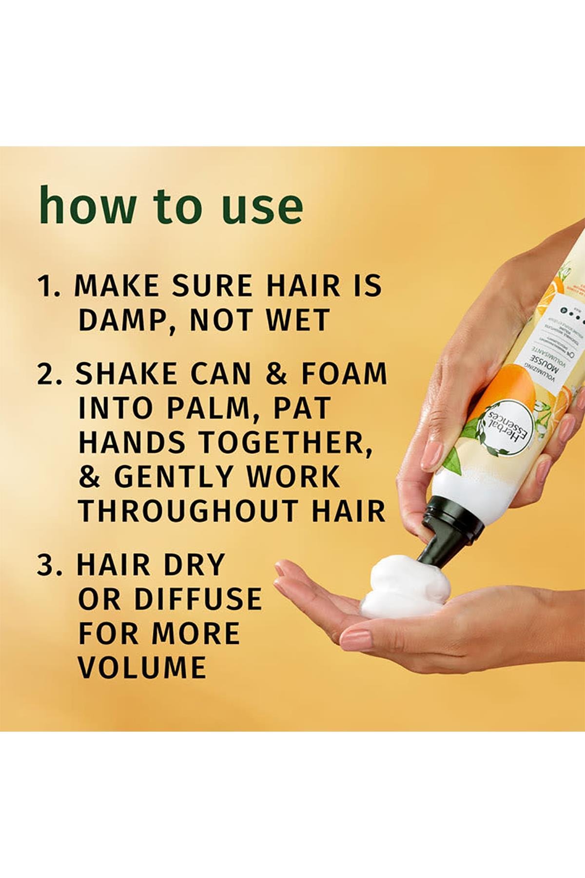 Herbal Essences Hacimlendirici Saç Köpüğü 192GR