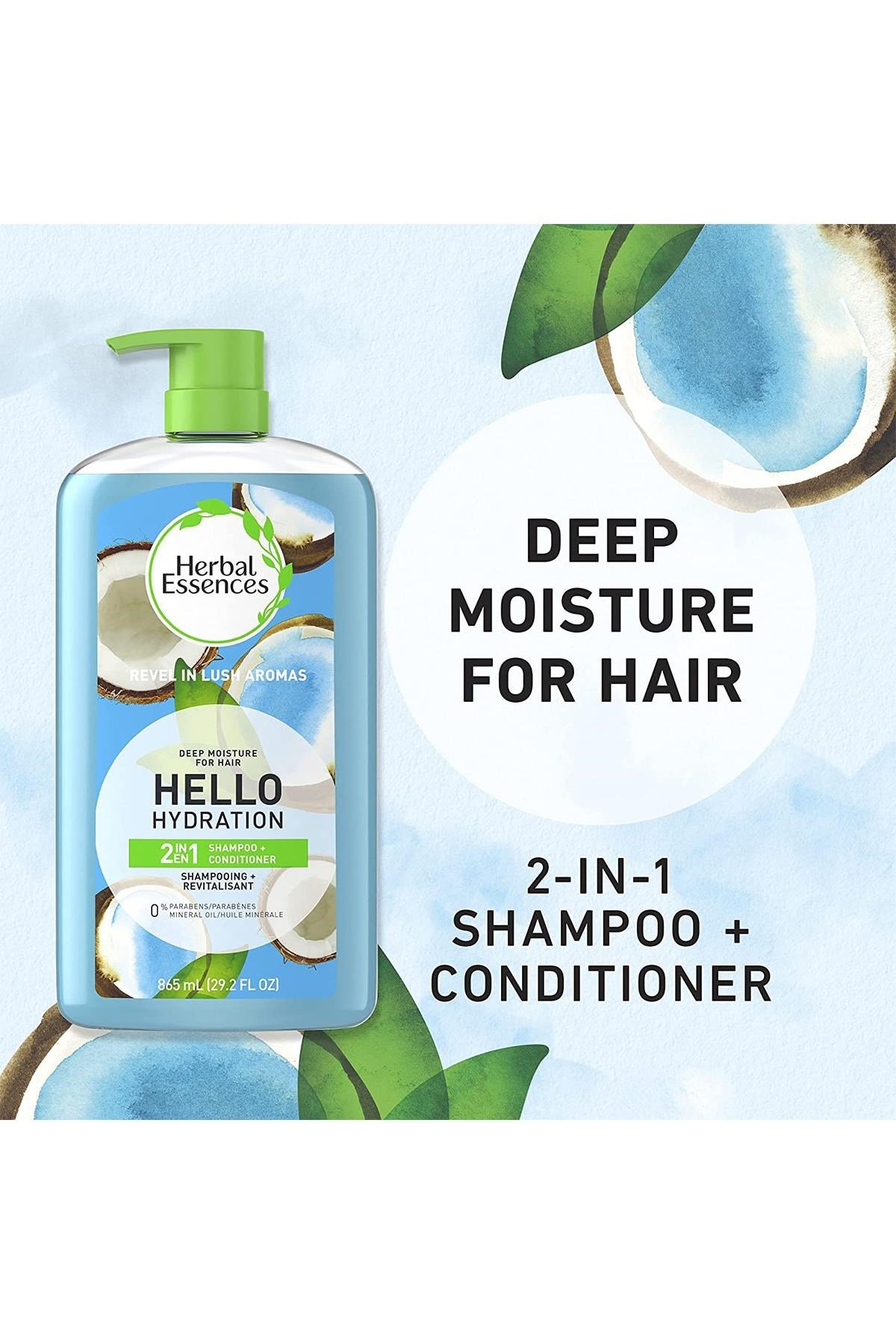 Herbal Essences Hello Hydration 2in1 Nemlendirici Şampuan 865ML