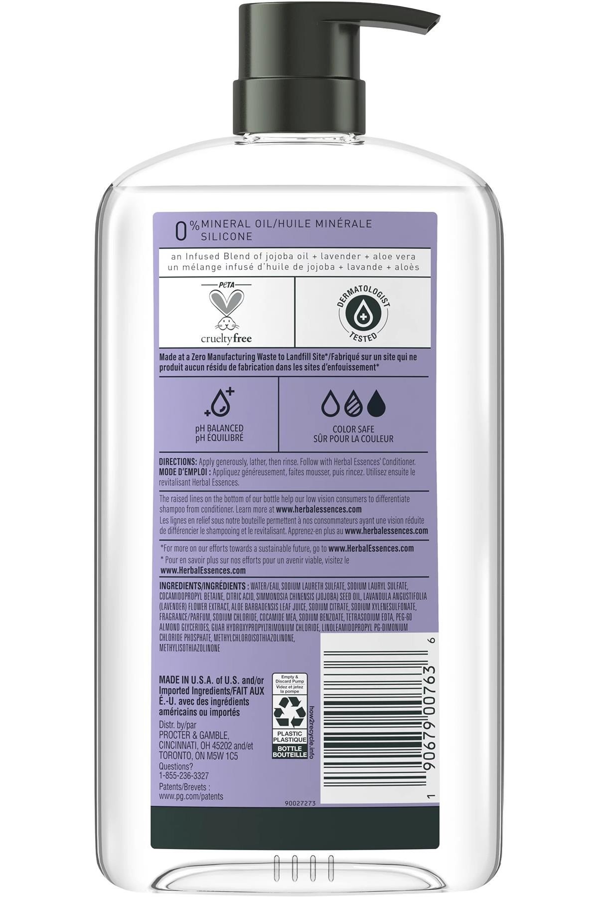 Herbal Essences Jojoba Yağı ve Lavanta Bukle Belirginleştirici Şampuan 865ML