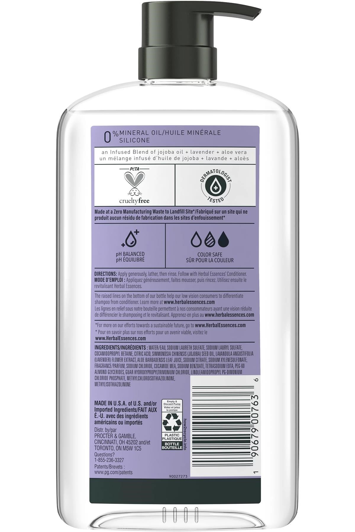 Herbal Essences Jojoba Yağı ve Lavanta Bukle Belirginleştirici Şampuan 865ML