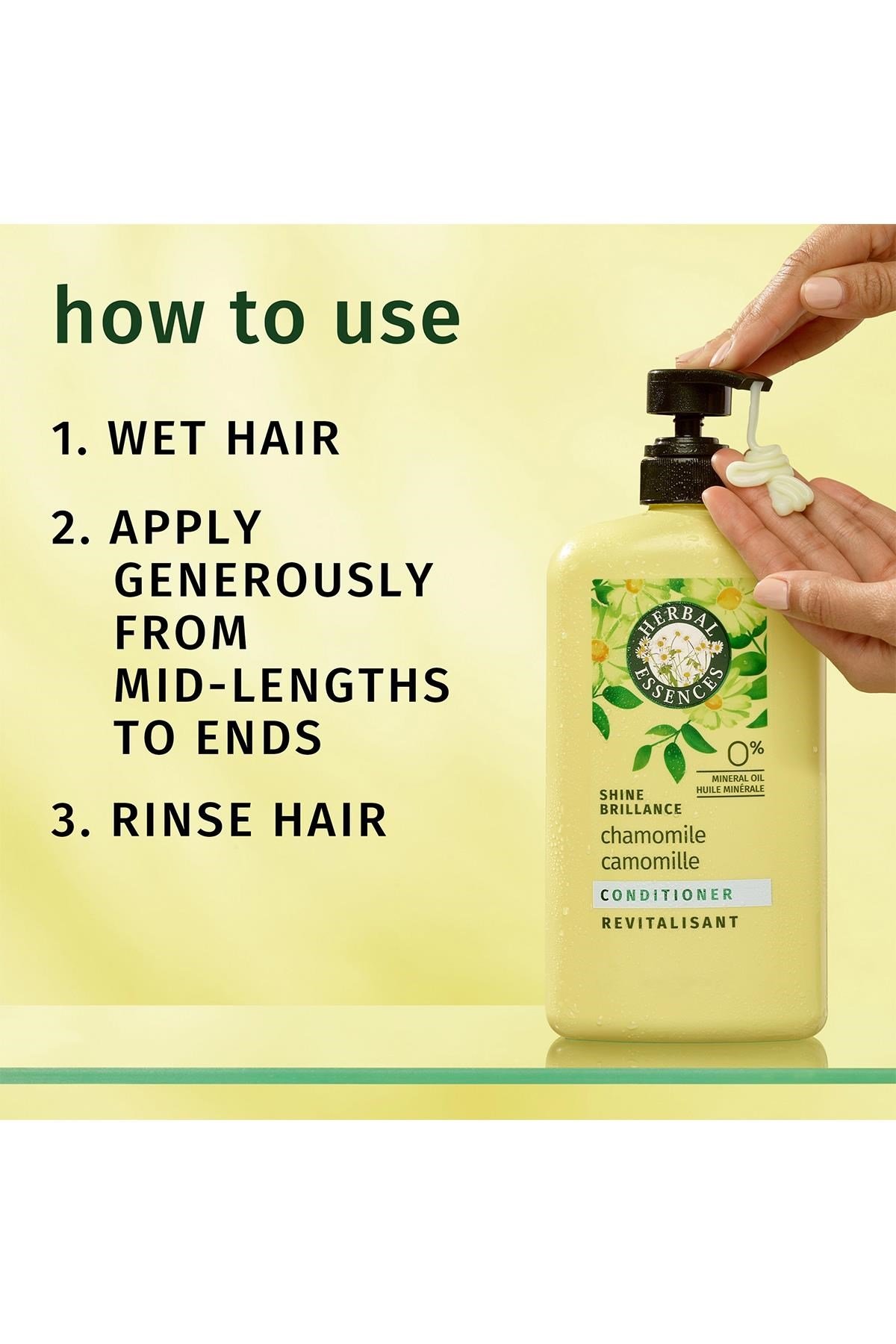 Herbal Essences Shine Brillance Chamomile Saç Kremi 865ML
