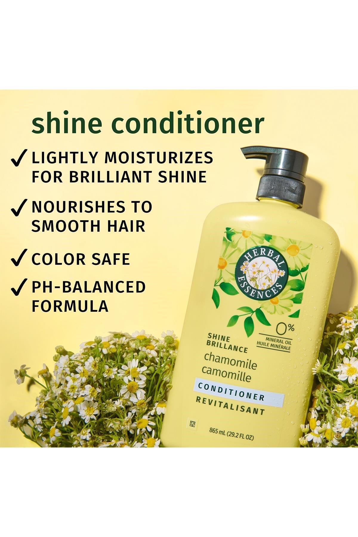 Herbal Essences Shine Brillance Chamomile Saç Kremi 865ML