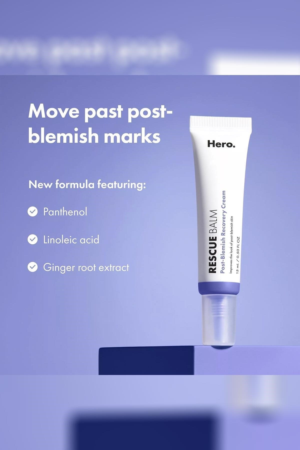 Hero Cosmetics Rescue Balm Akne Sonrası Leke Karşıtı Yüz Kremi 15ML