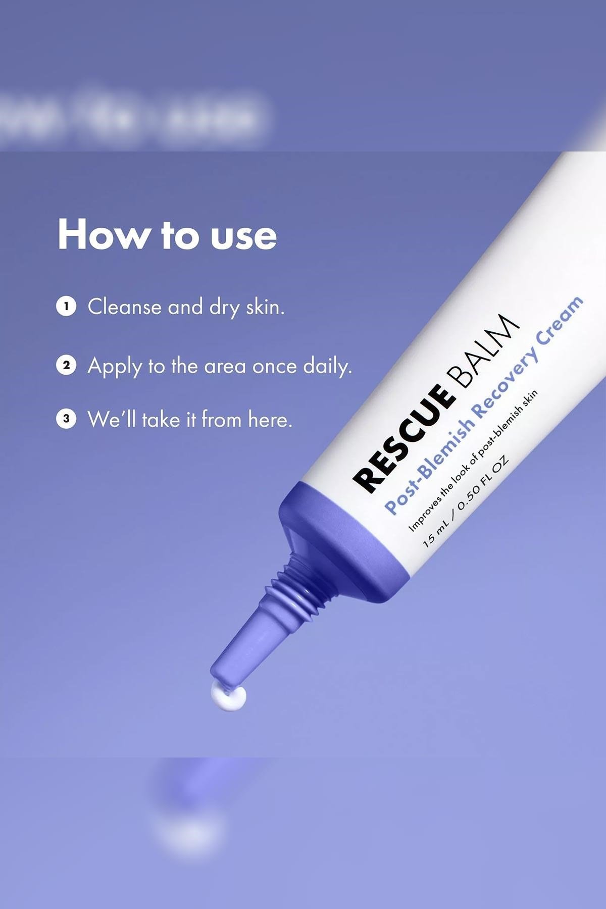 Hero Cosmetics Rescue Balm Akne Sonrası Leke Karşıtı Yüz Kremi 15ML