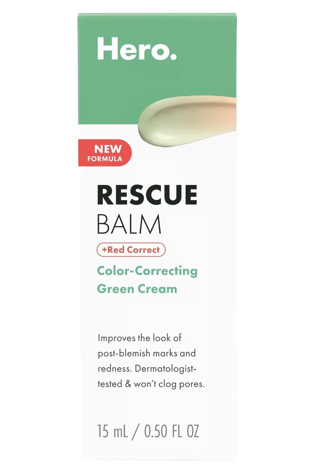 Hero Cosmetics Rescue Balm Kızarıklık Karşıtı Renk Dengeleyici Yüz Kremi 15ML