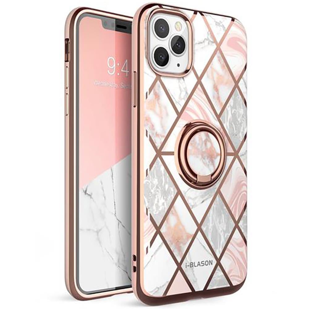 i-Blason iPhone 11 Pro Max Cosmo Snap Kılıf Marble Pink