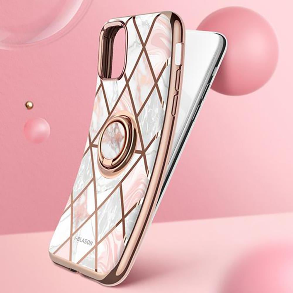i-Blason iPhone 11 Pro Max Cosmo Snap Kılıf Marble Pink