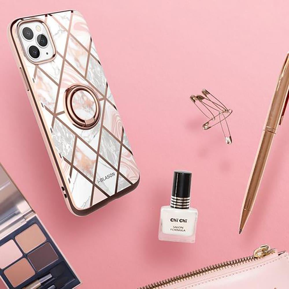 i-Blason iPhone 11 Pro Max Cosmo Snap Kılıf Marble Pink