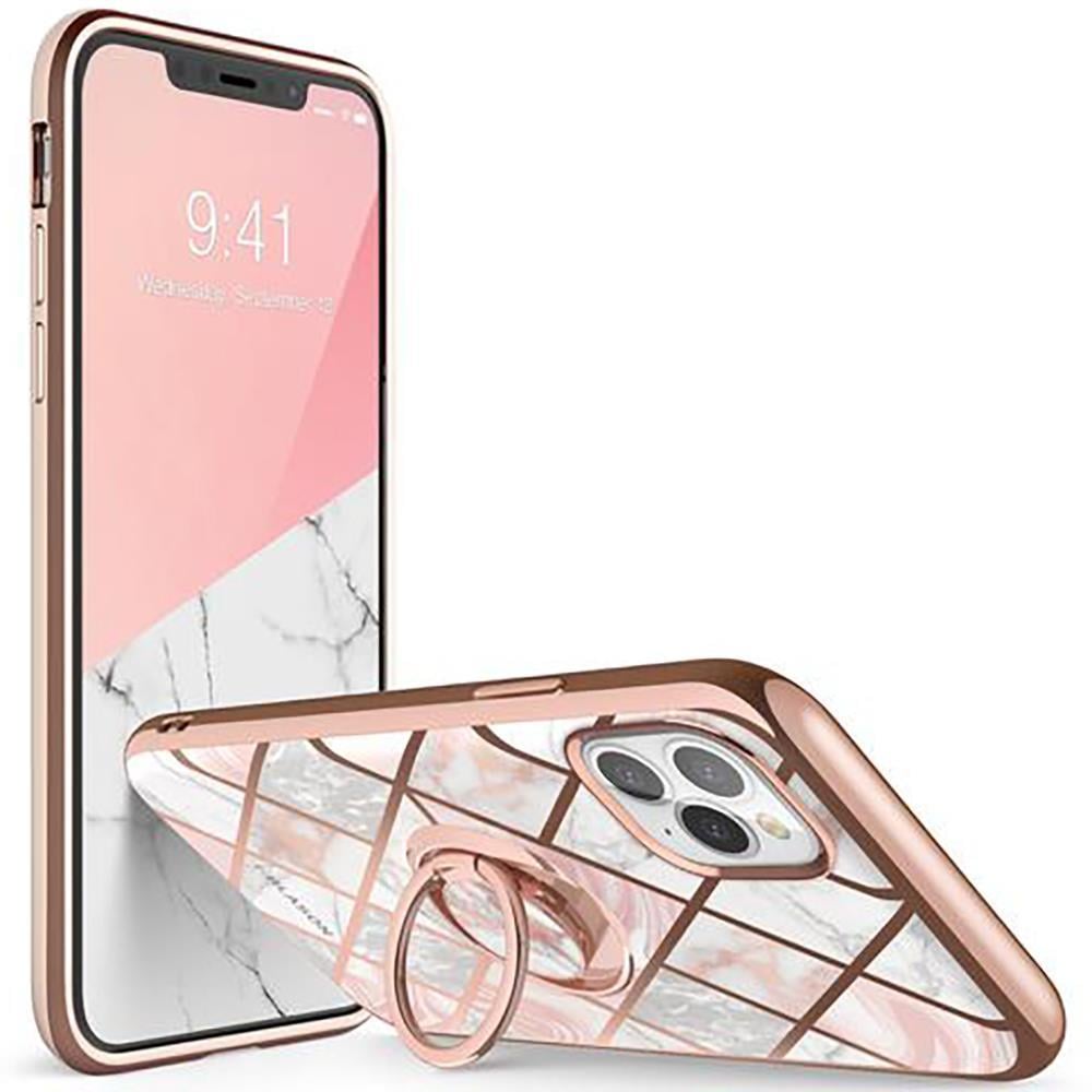 i-Blason iPhone 11 Pro Max Cosmo Snap Kılıf Marble Pink