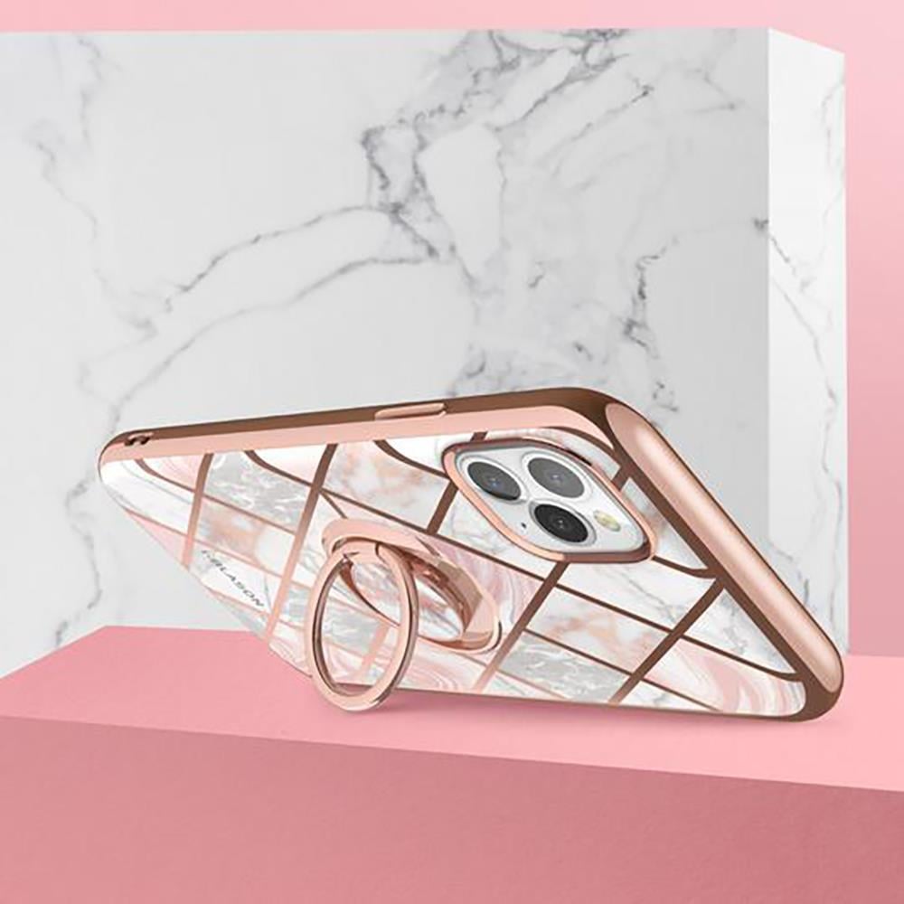 i-Blason iPhone 11 Pro Max Cosmo Snap Kılıf Marble Pink