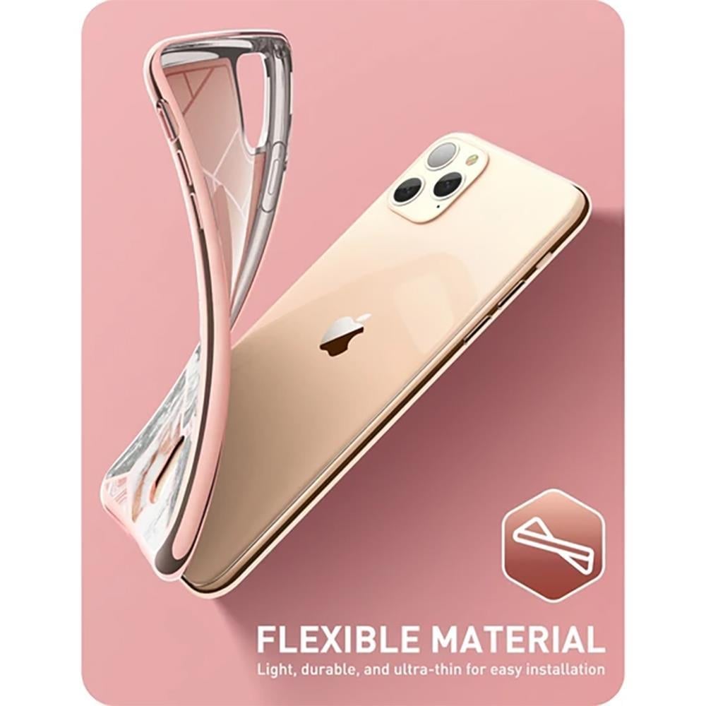 i-Blason iPhone 11 Pro Max Cosmo Wallet Kılıf Marble Pink