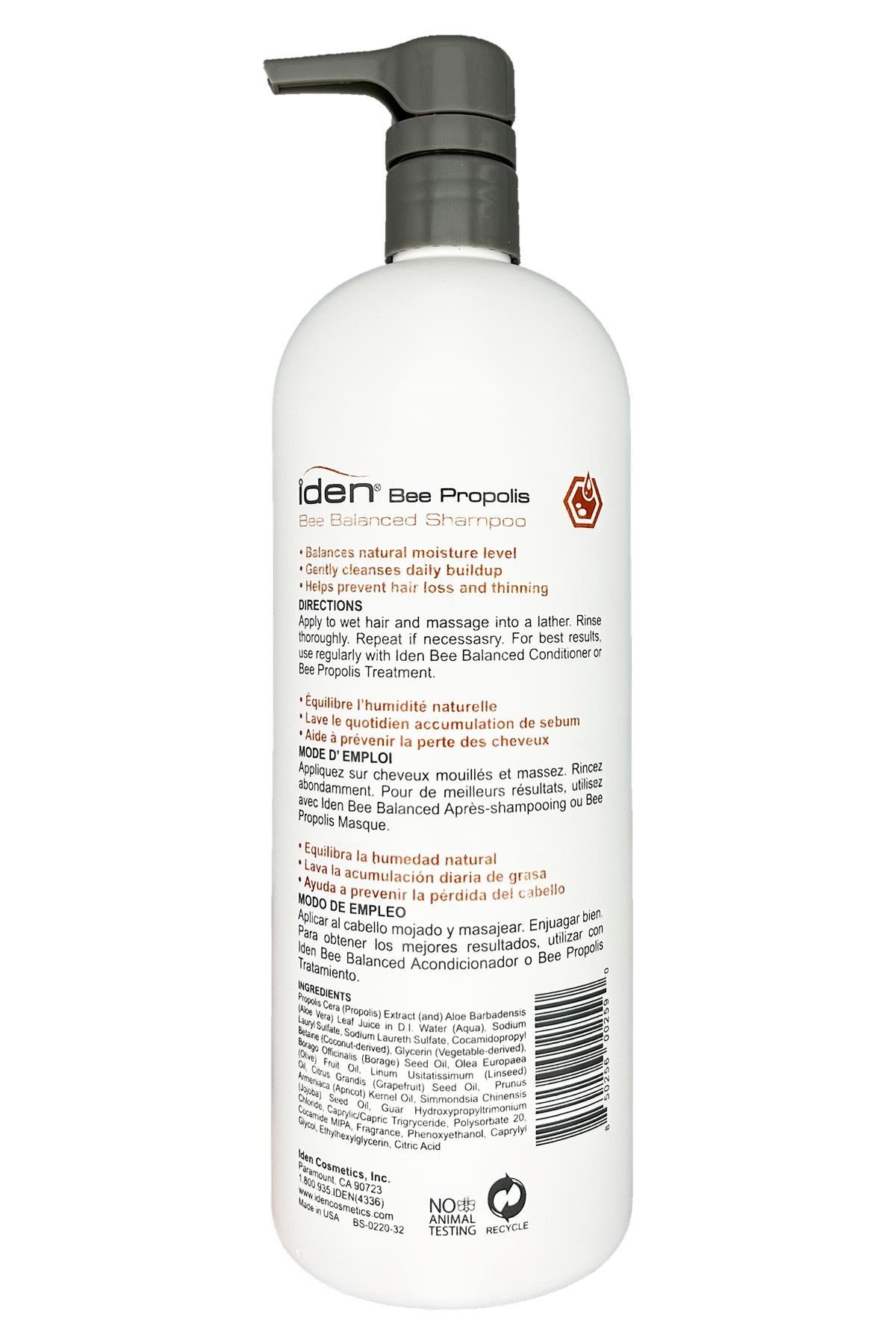 Iden Bee Balanced Propolis Özlü Dengeleyici Şampuan 946ML