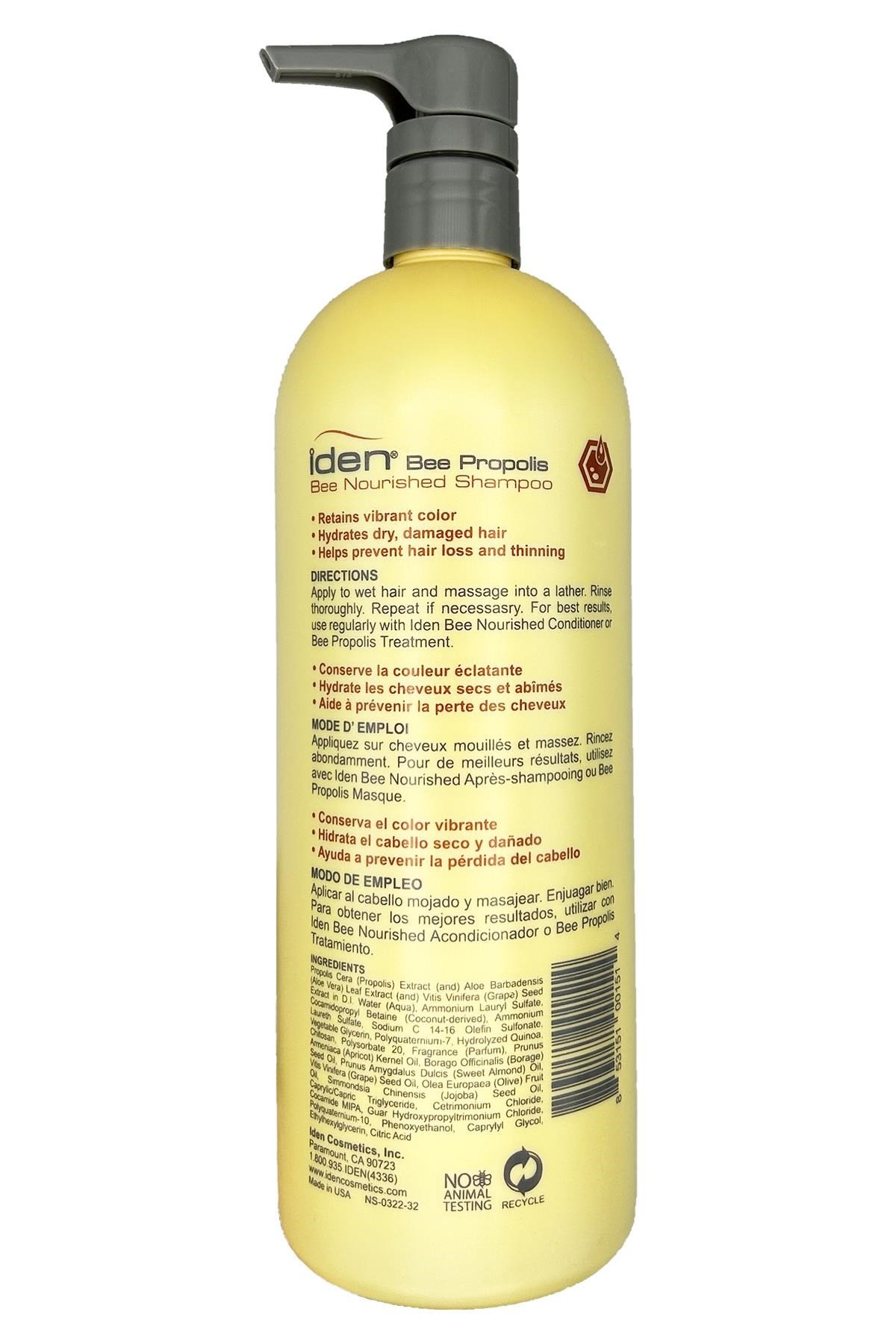 Iden Bee Nourished Propolis Özlü Besleyici Şampuan 946ML